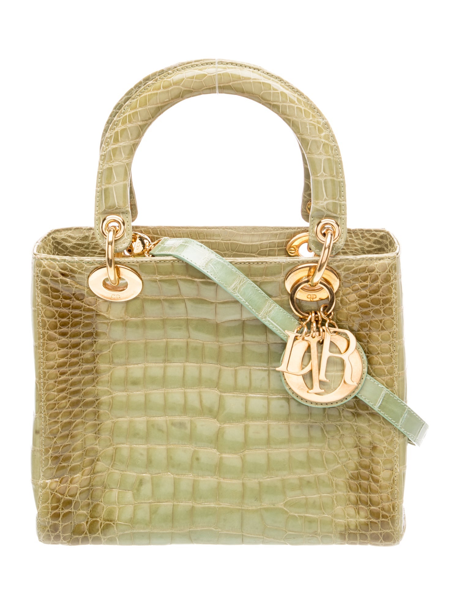 Christian Dior Alligator Lady Dior Mini
