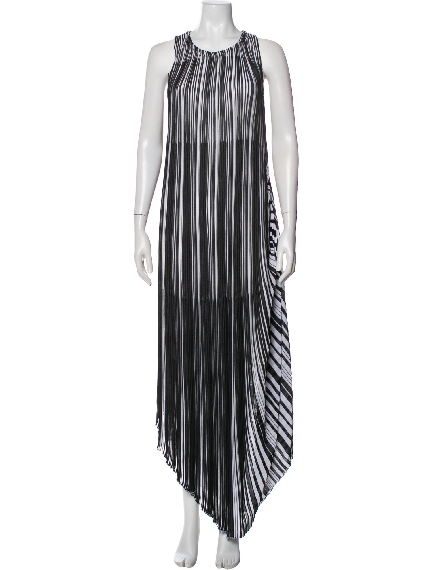 Christian Dior Striped Long Dress