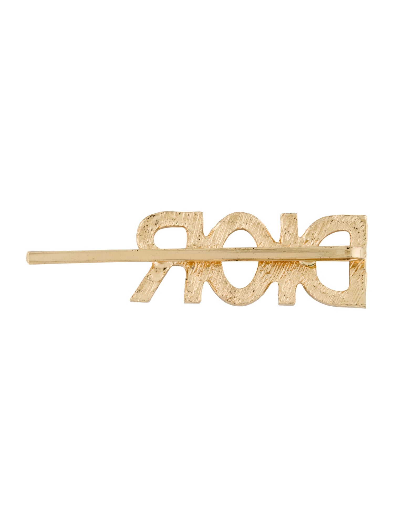 Christian Dior Crystal Hair Pin - Gold Hair Accessories