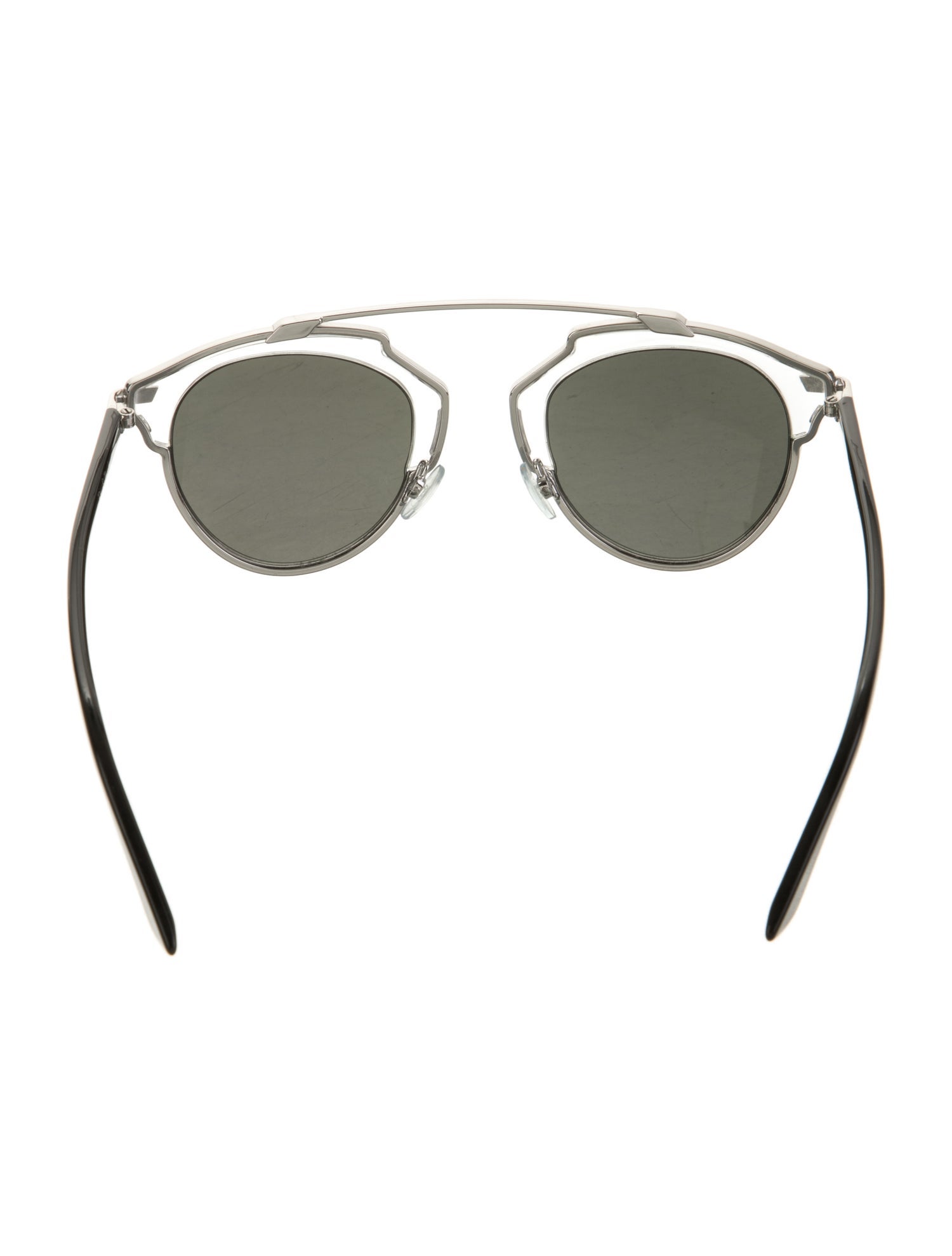 Christian Dior Aviator Mirrored Sunglasses - Silver Sunglasses