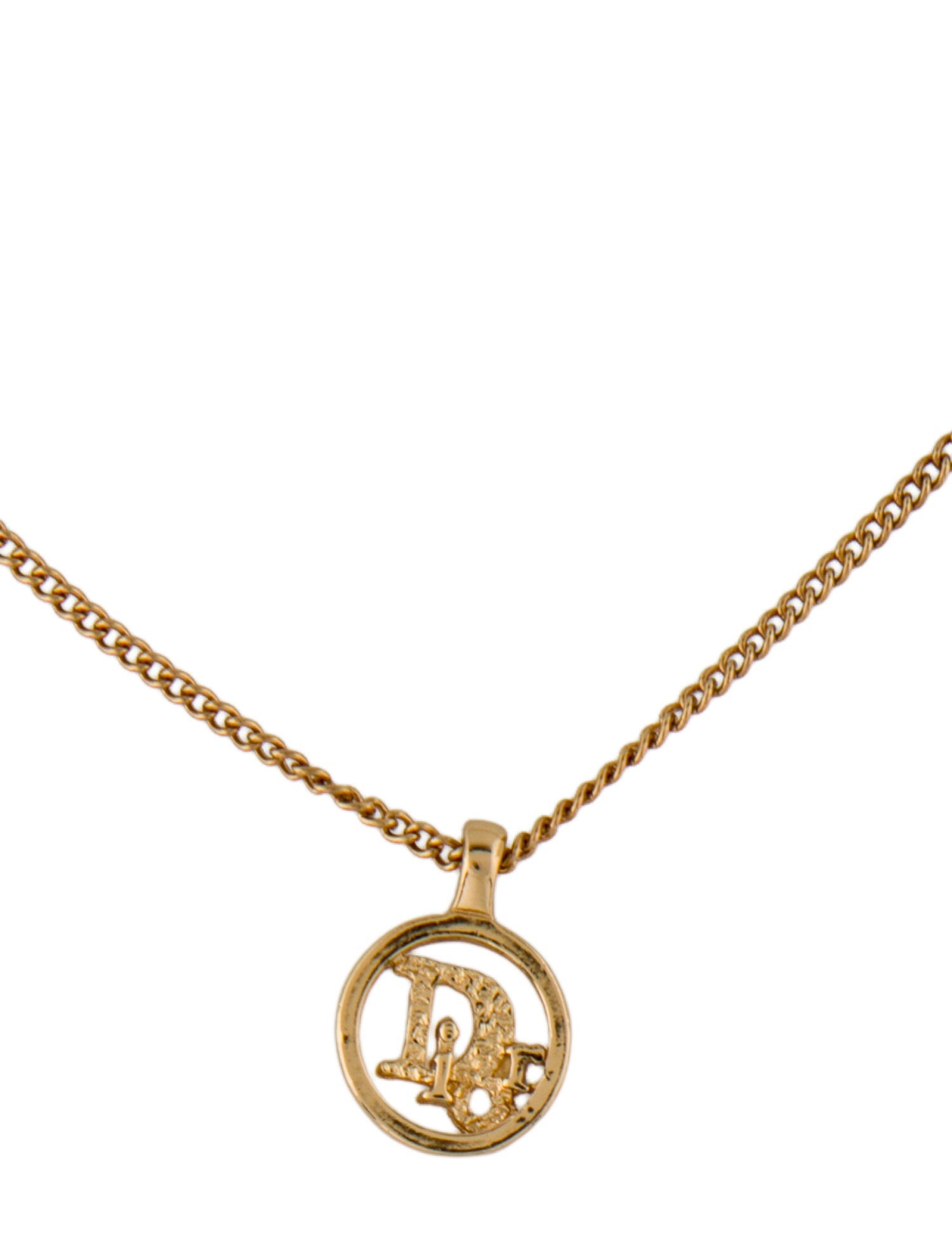 Christian Dior Vintage Pendant Necklace