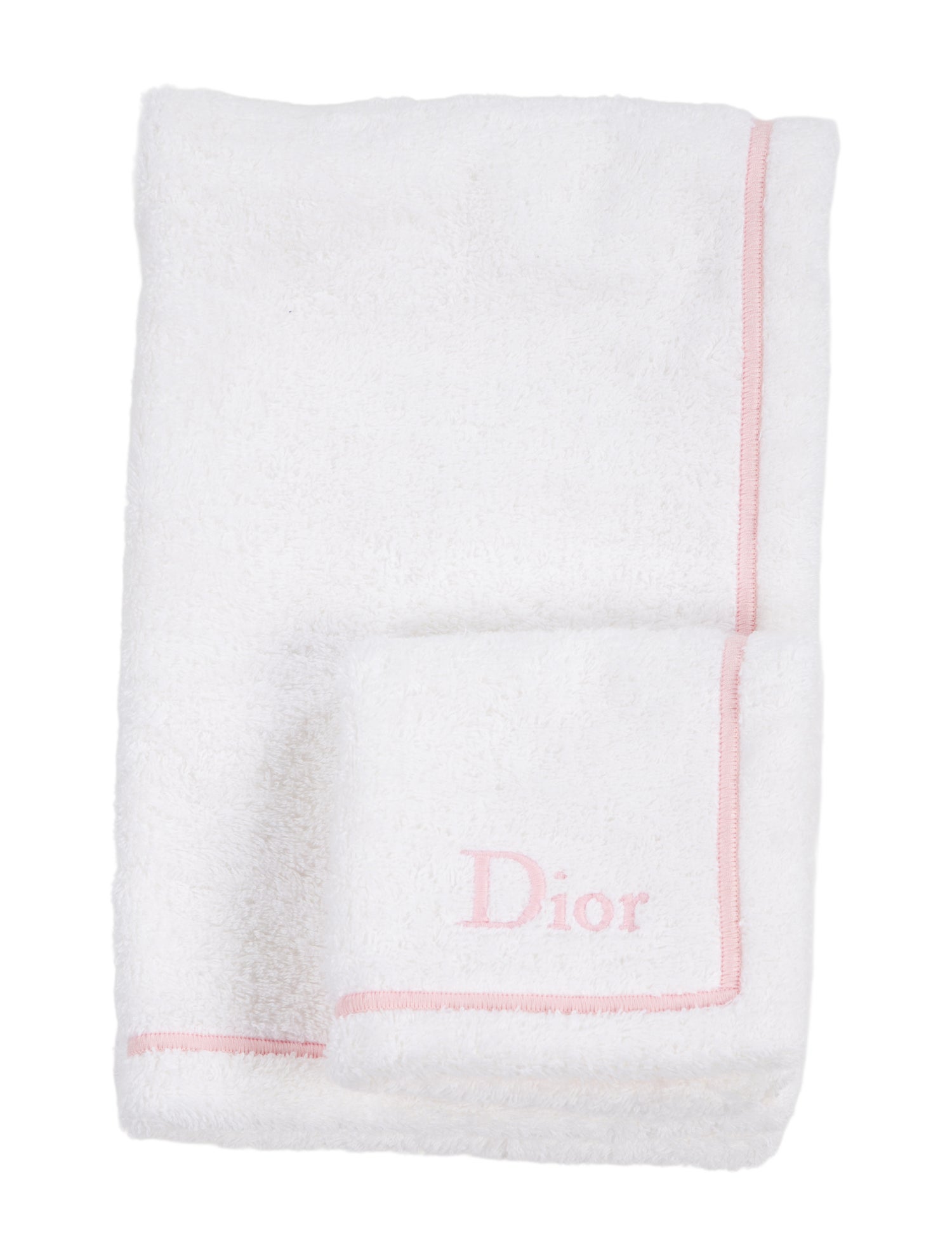 Christian Dior Diorline 2-piece Set Bath Mat and Towel