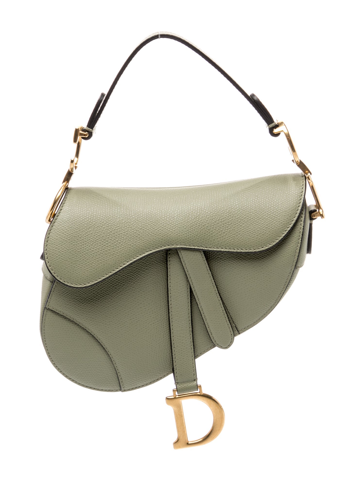 Christian Dior Leather Saddle Mini - Green Shoulder Bags, Handbags