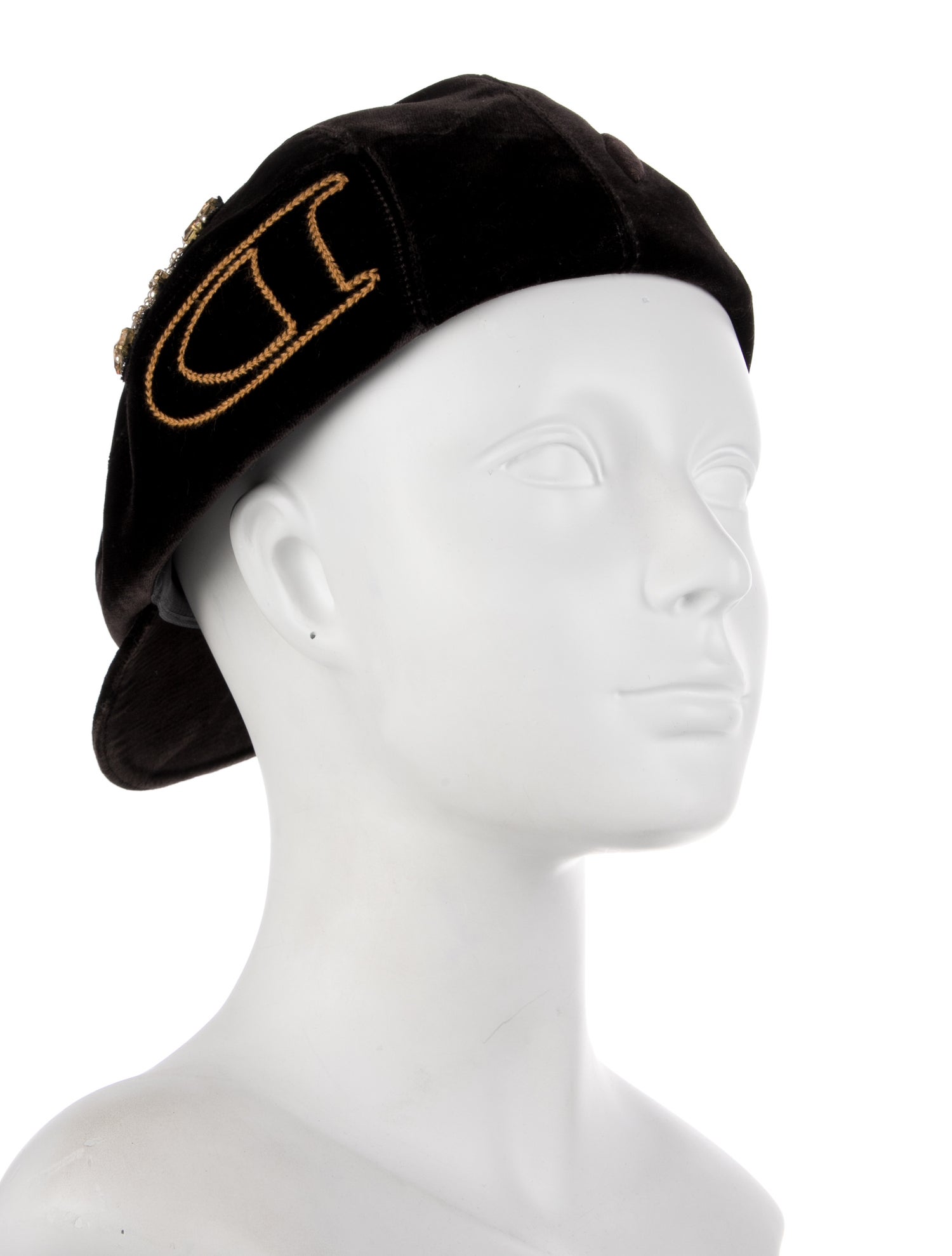 Christian Dior Velvet News Boy Hat
