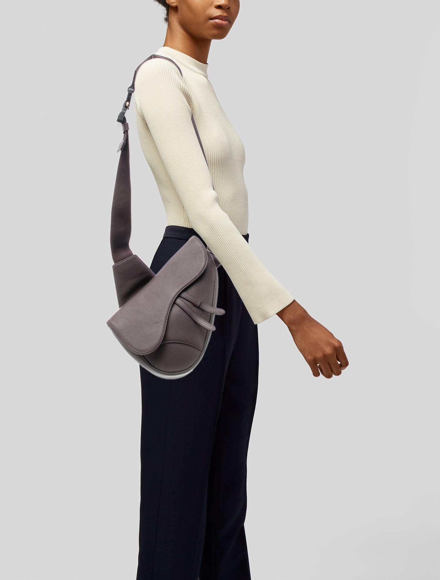 Christian Dior Felt Saddle