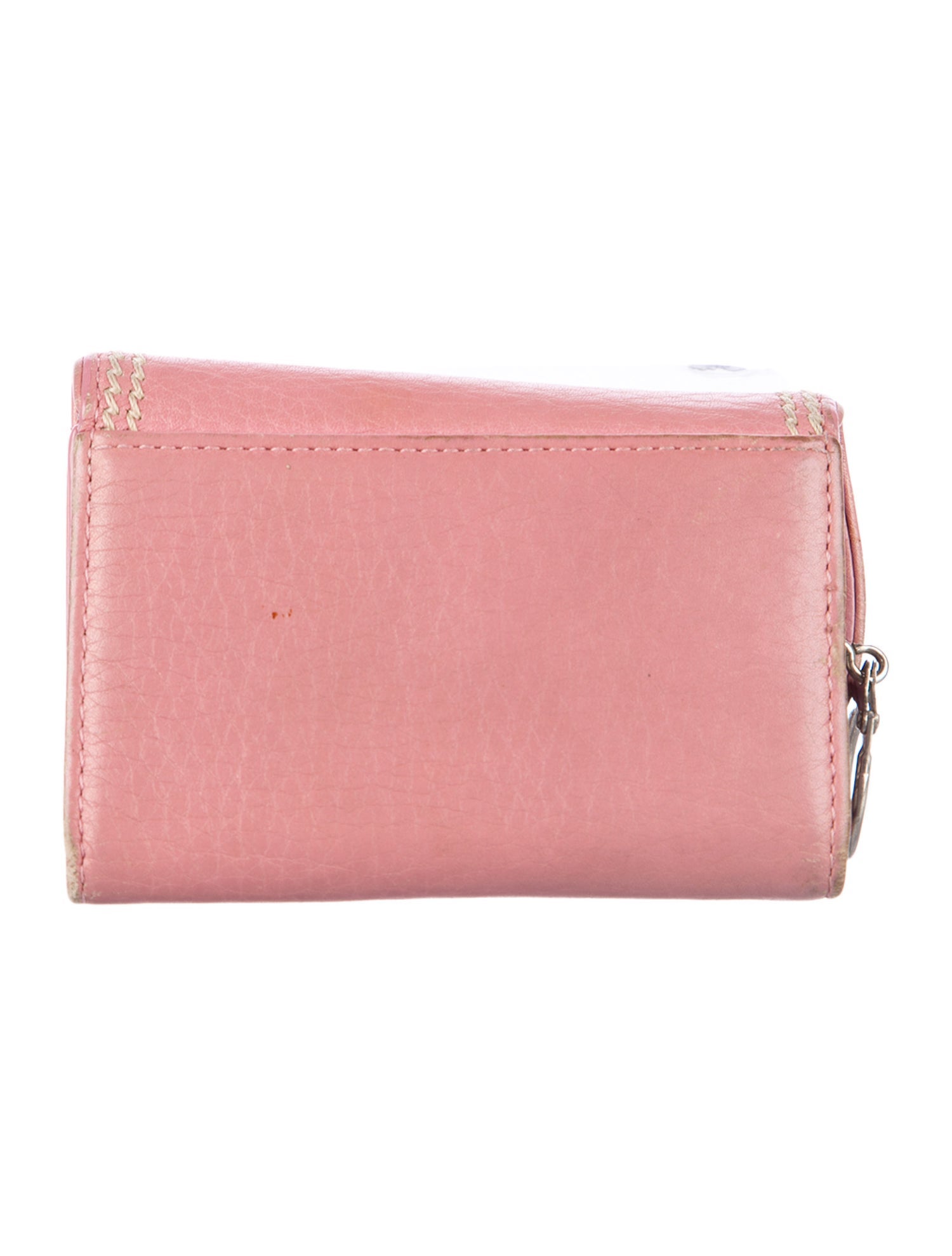 Christian Dior Embroidered Leather Key Case