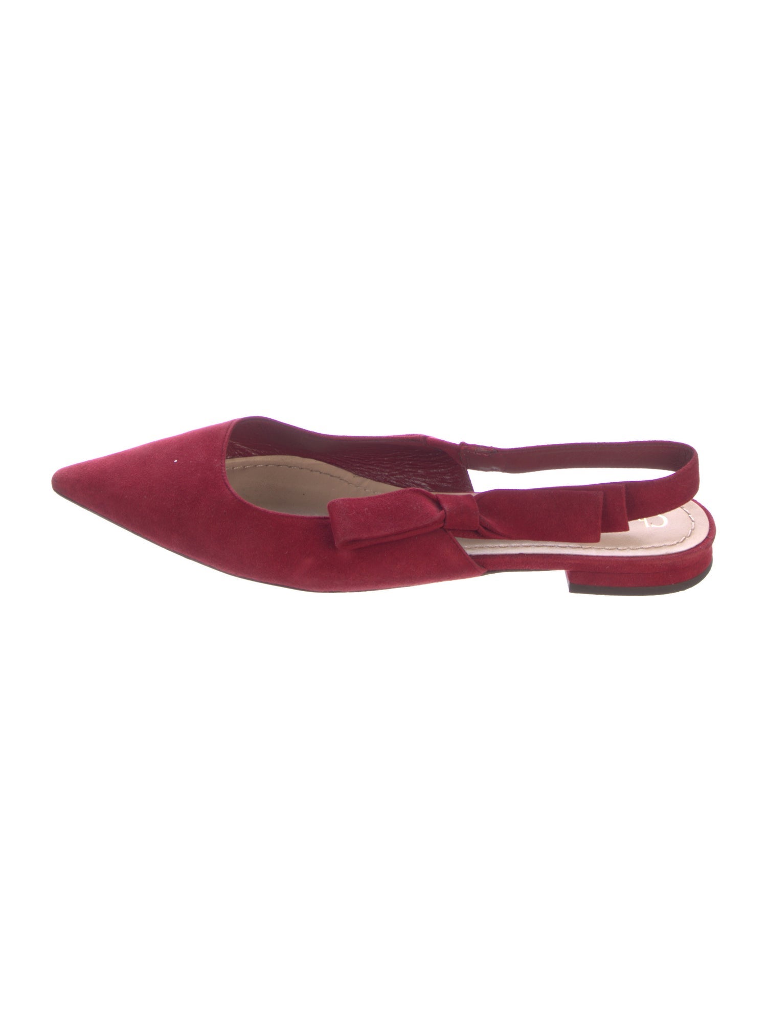Christian Dior Suede Slingback Flats
