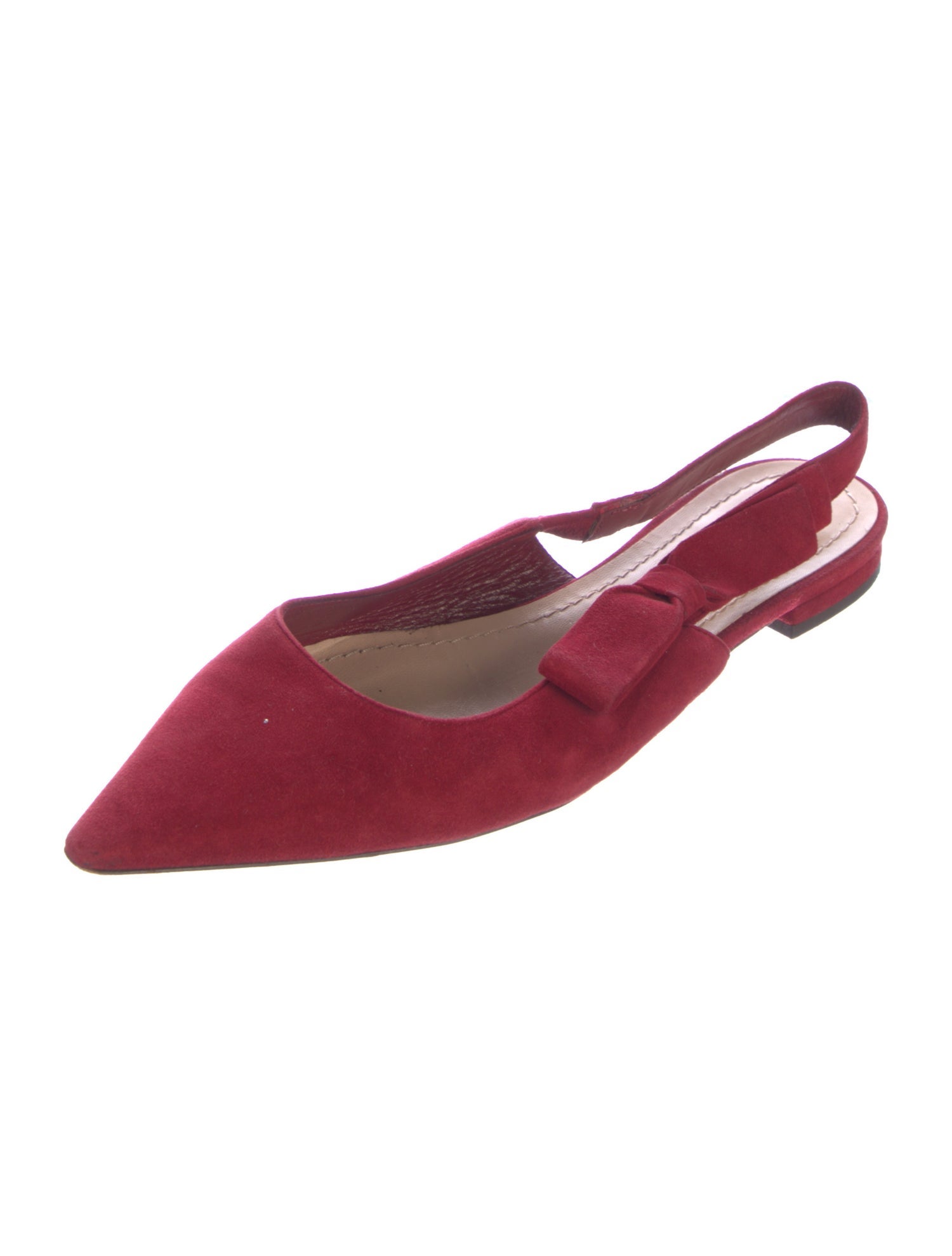 Christian Dior Suede Slingback Flats