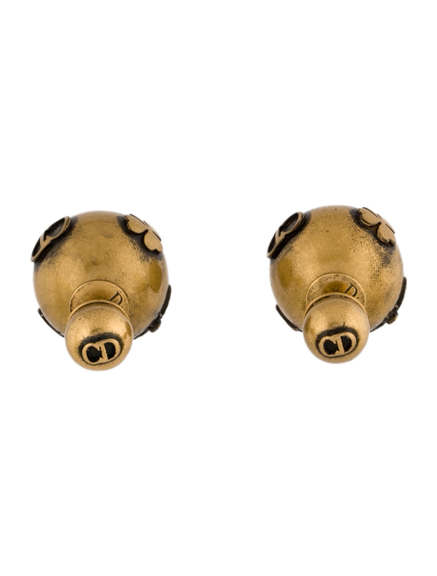 Christian Dior Mise En Dior Tribal Stud Earrings