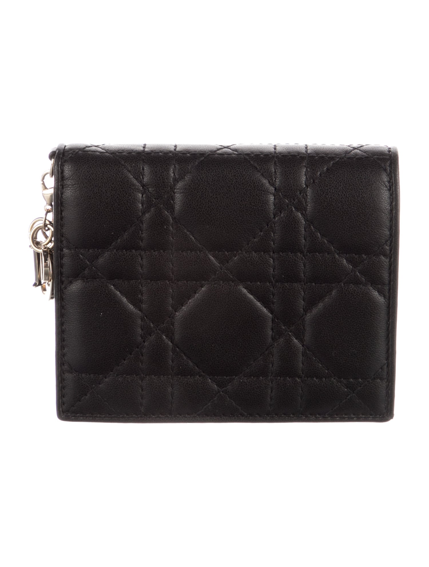 Christian Dior Leather Compact Wallet