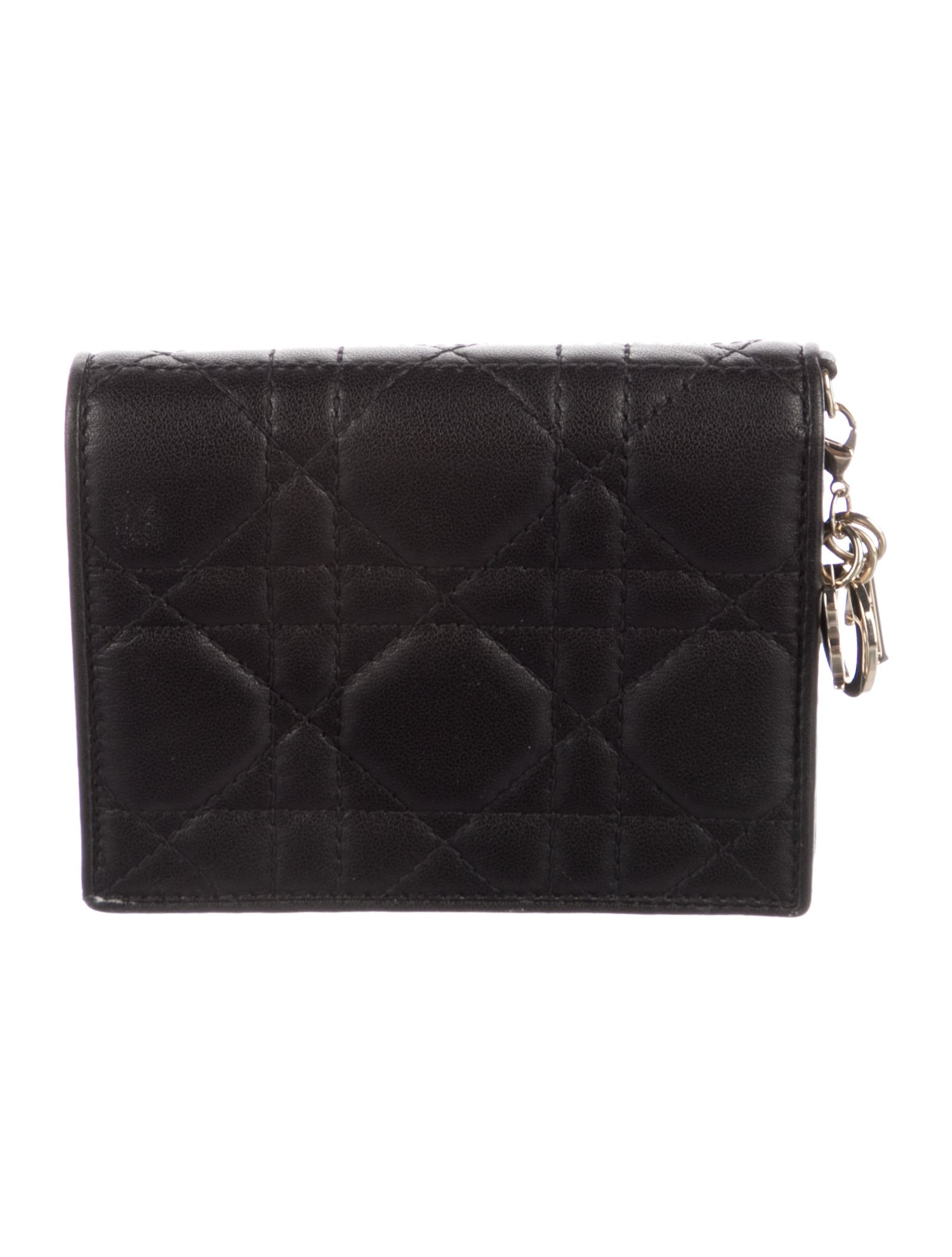 Christian Dior Leather Compact Wallet
