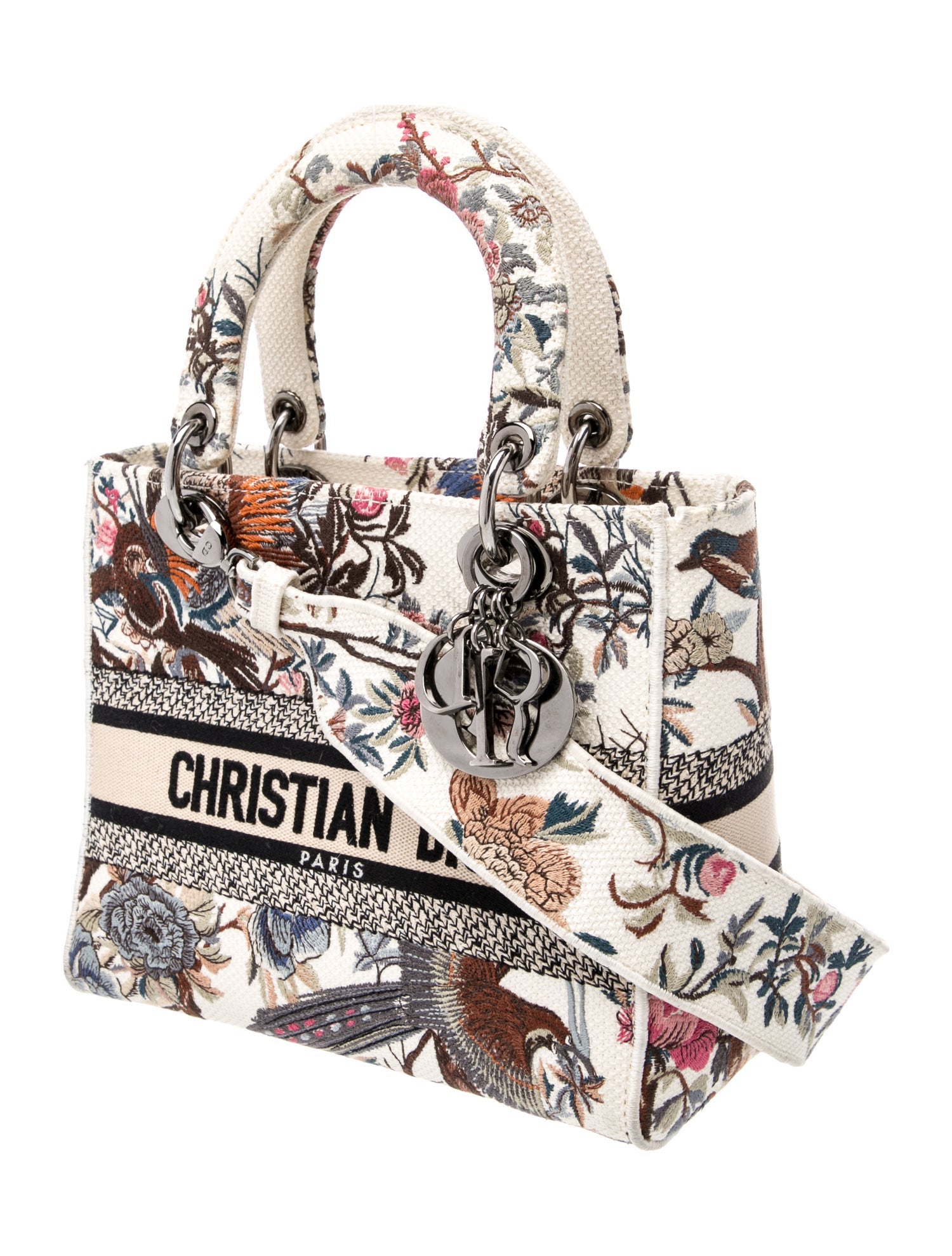 Christian Dior My ABCDior D-Lite Medium - White Handle Bags