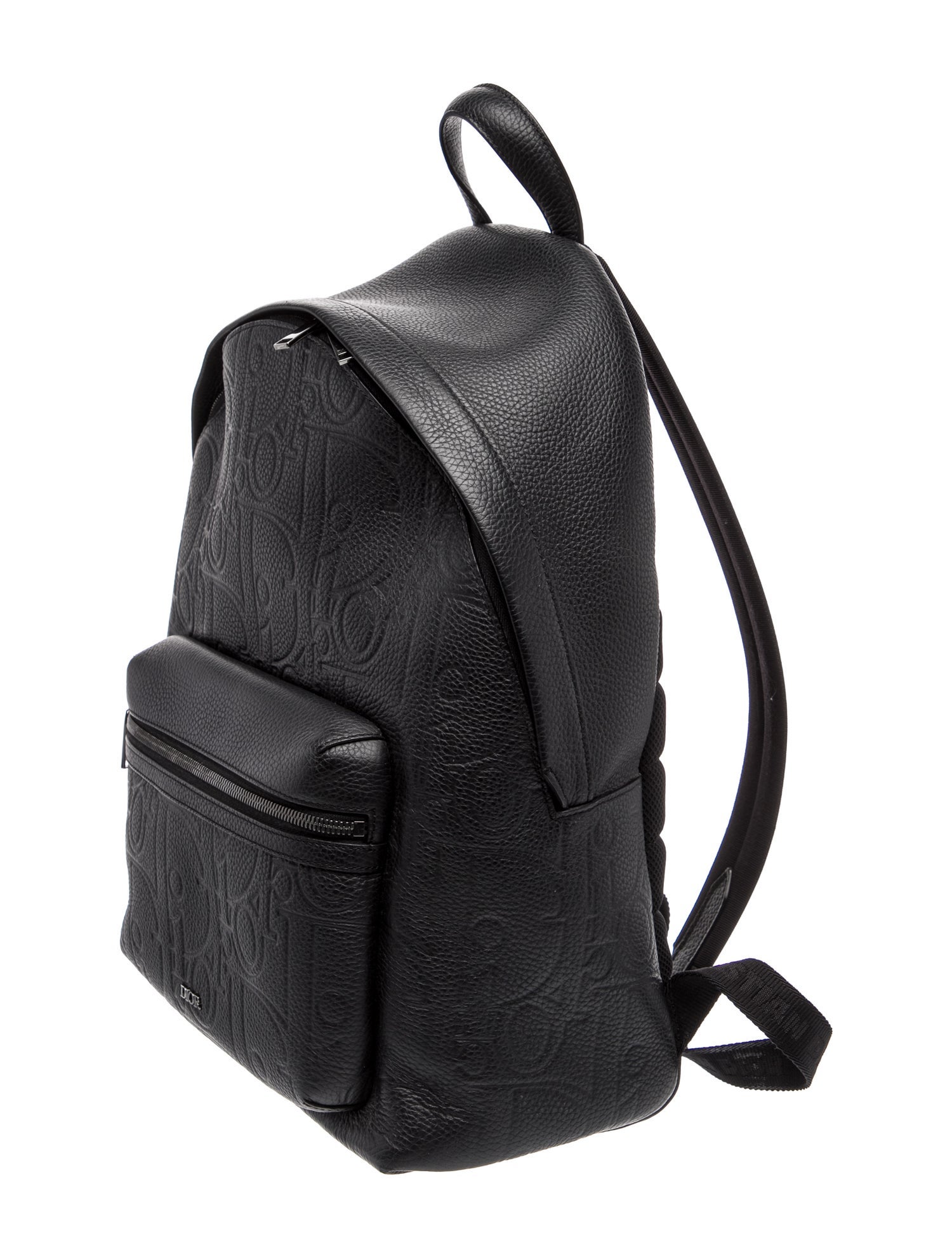 Christian Dior Oblique Jacquard Backpack 2024 - Black Backpacks
