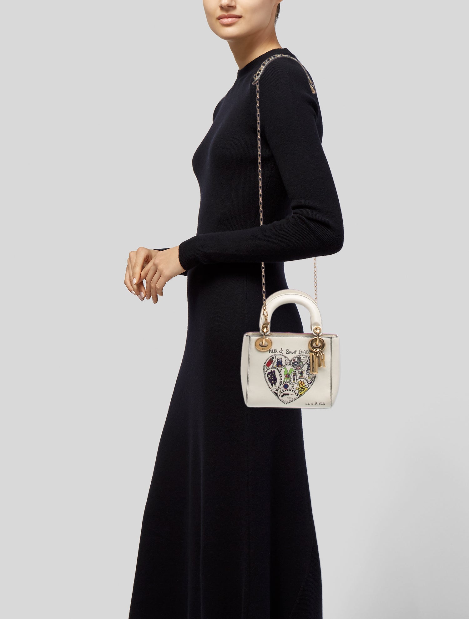 Christian Dior Leather Lady Dior Mini