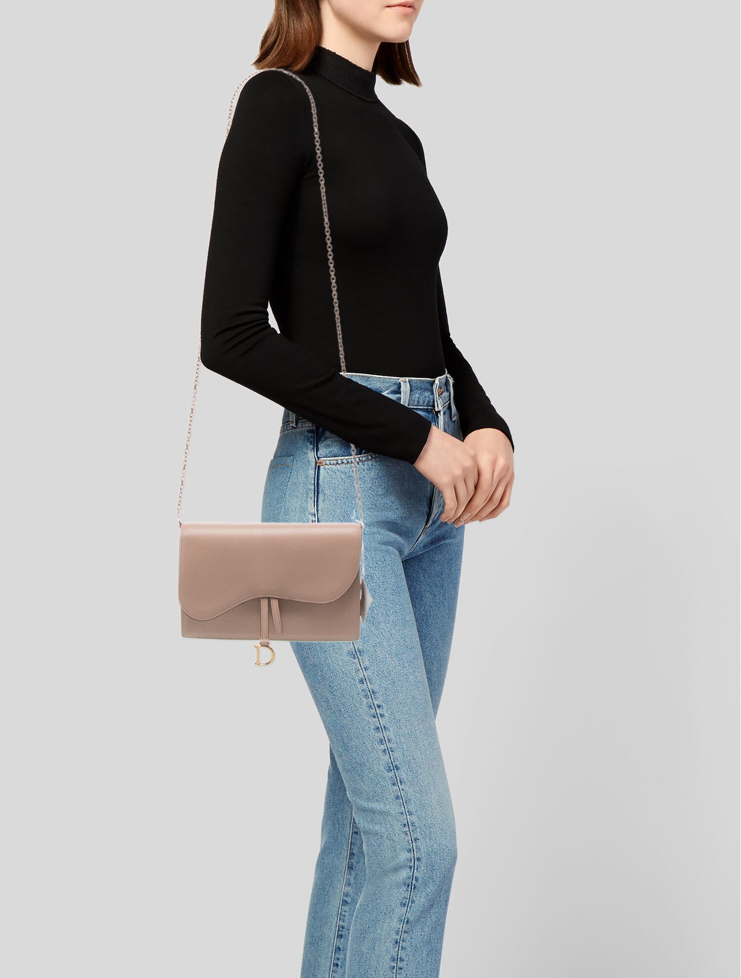 Christian Dior Leather Saddle