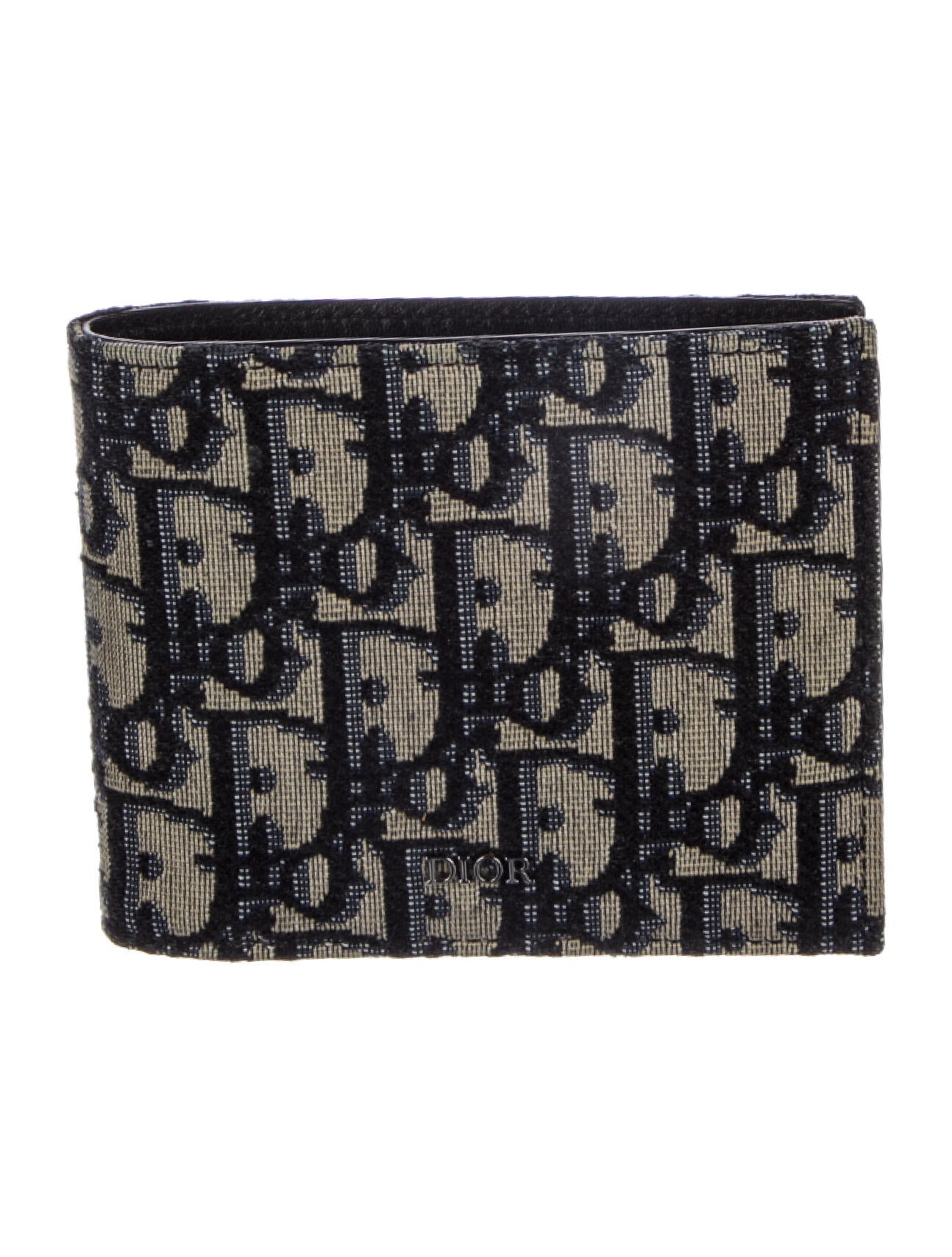 DIOR MEN 2020 Oblique Jacquard Bifold Wallet