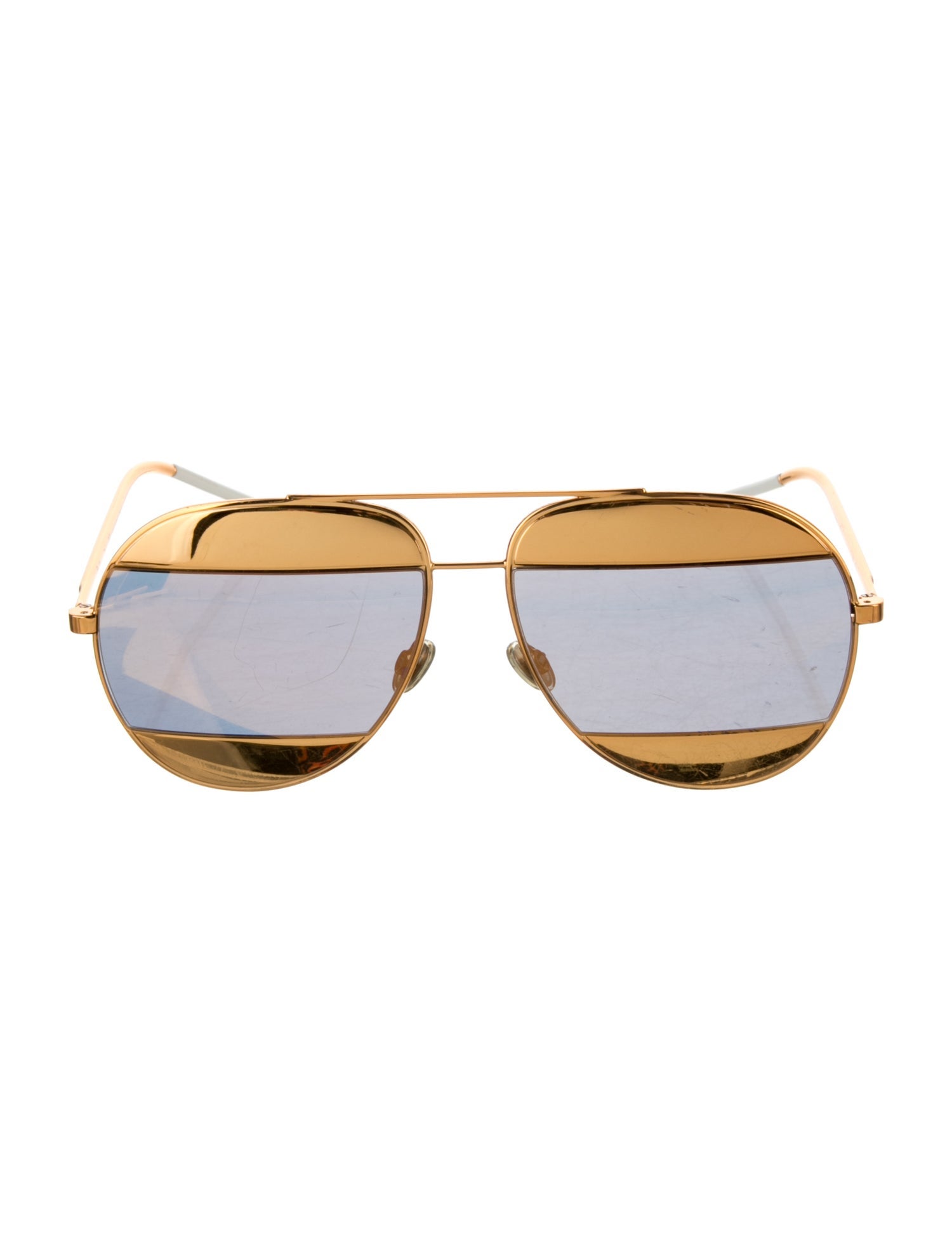 Christian Dior Aviator Mirrored Sunglasses
