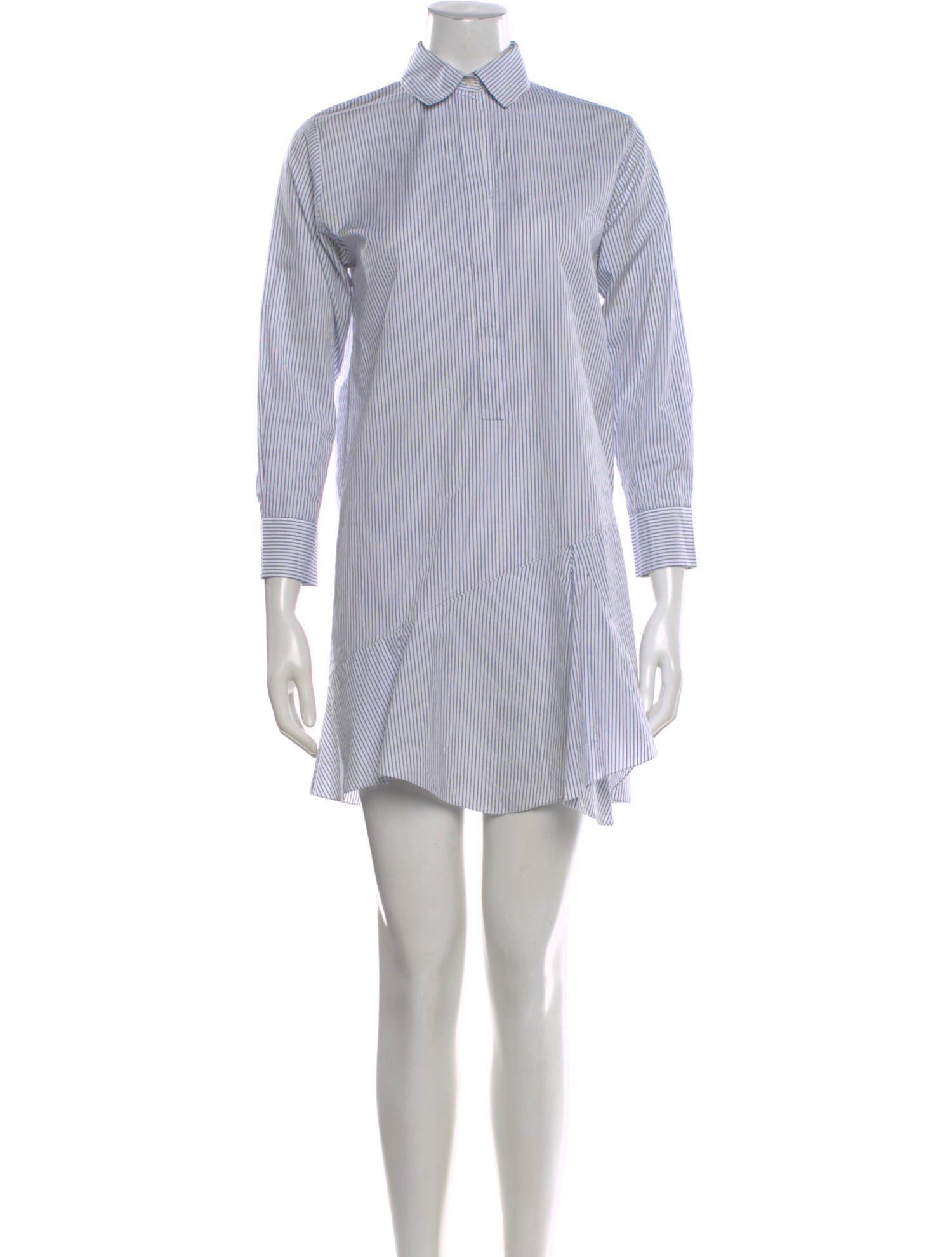 Christian Dior Striped Mini Dress - Blue Dresses, Clothing - CHR588053