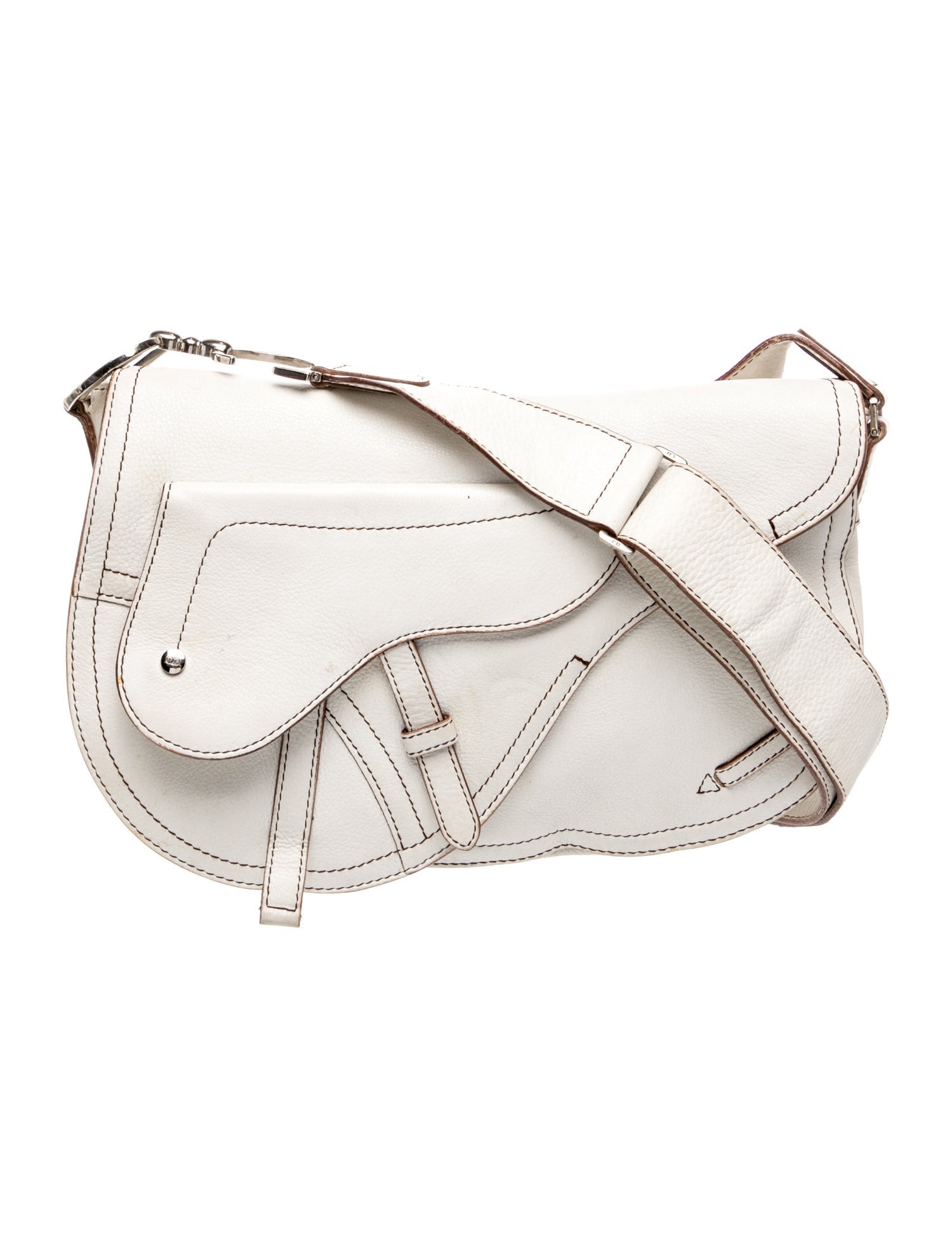 Christian Dior Leather Saddle