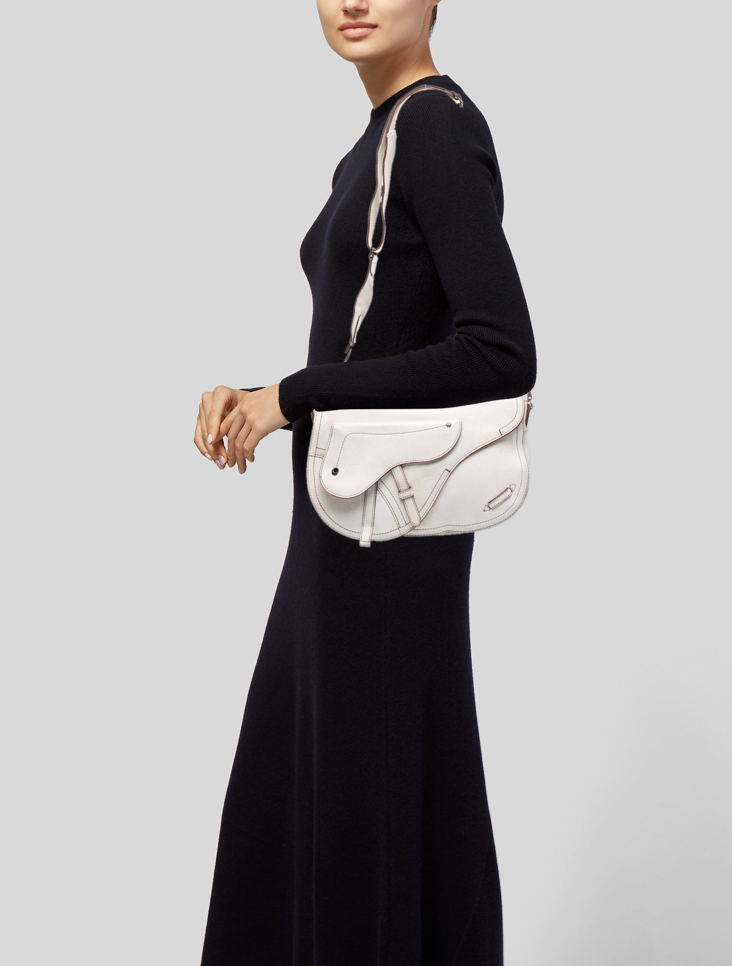 Christian Dior Leather Saddle