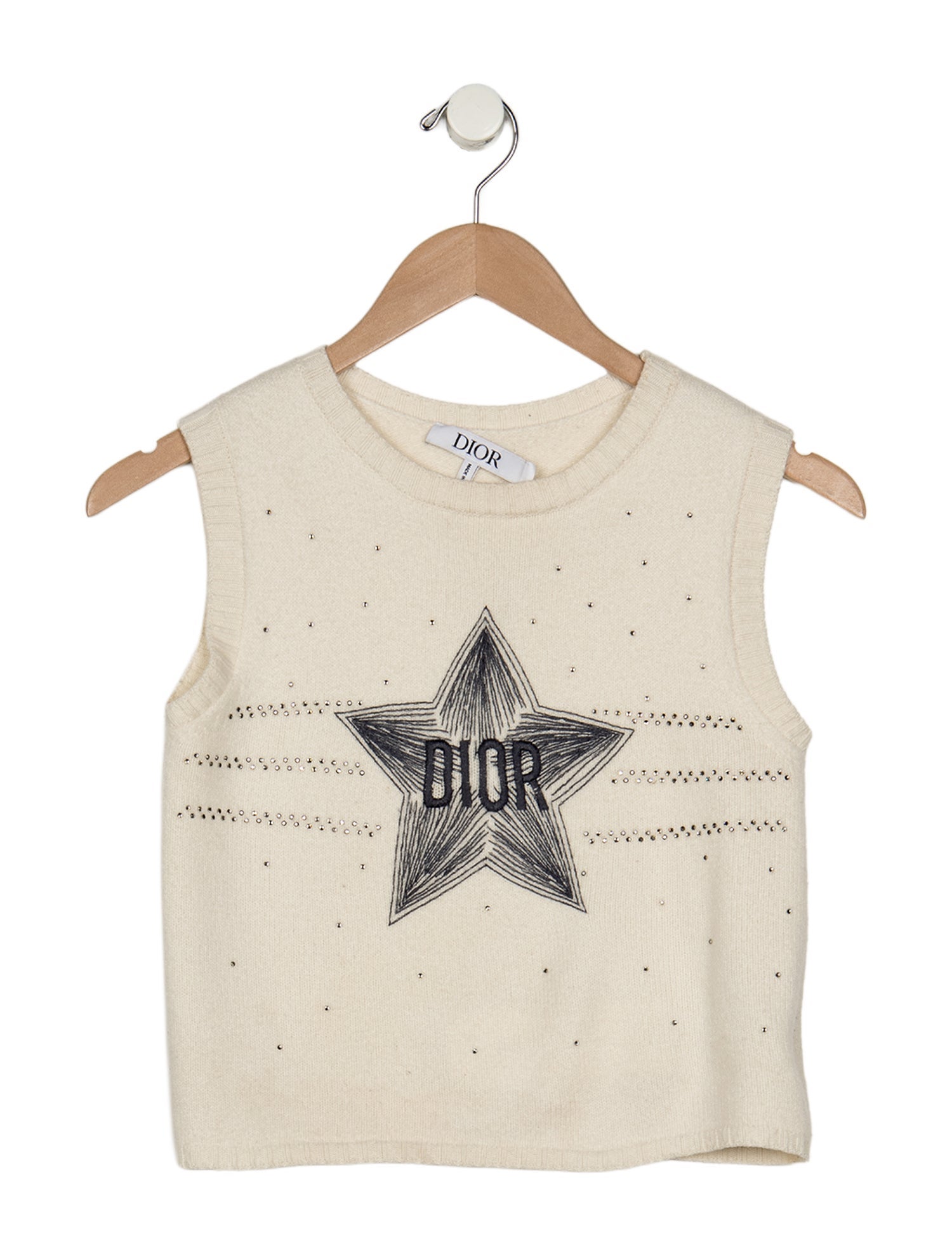 Christian Dior Kids' Girls' Wool Sleeveless Top