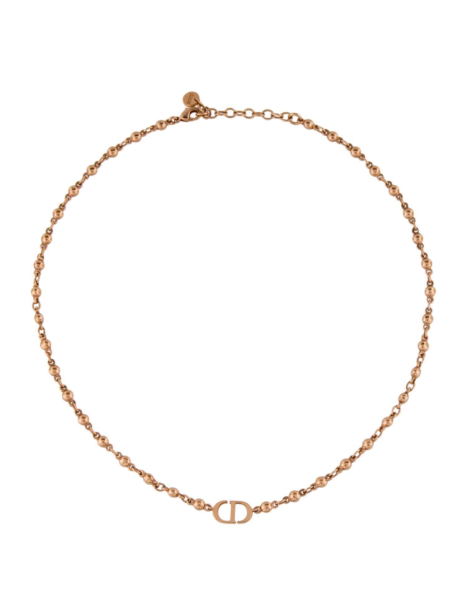 Christian Dior Petit CD Chain Necklace