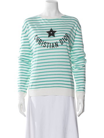 Pre-owned Dior 2014 Linen Sweatshirt W/ Tags In Green