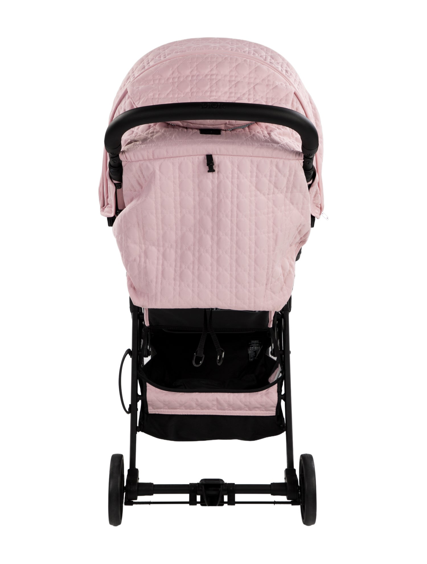 Baby Dior Christian Dior Water-Repellent Cannage Stroller - Pink