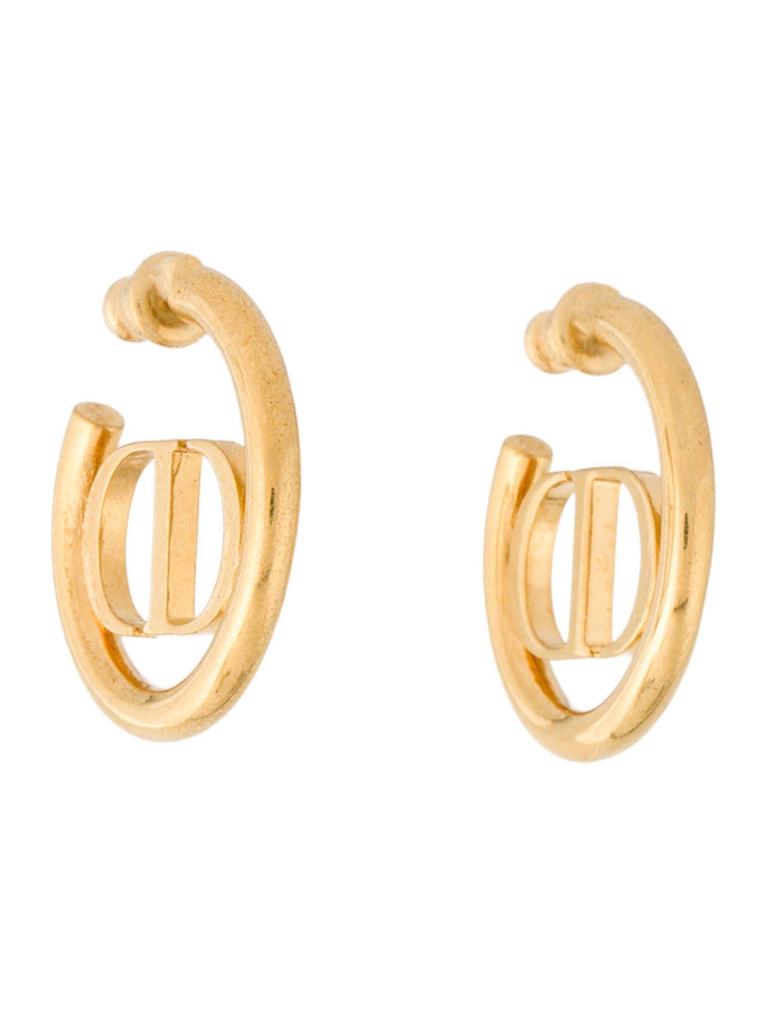 Christian Dior 30 Montaigne Hoop Earrings