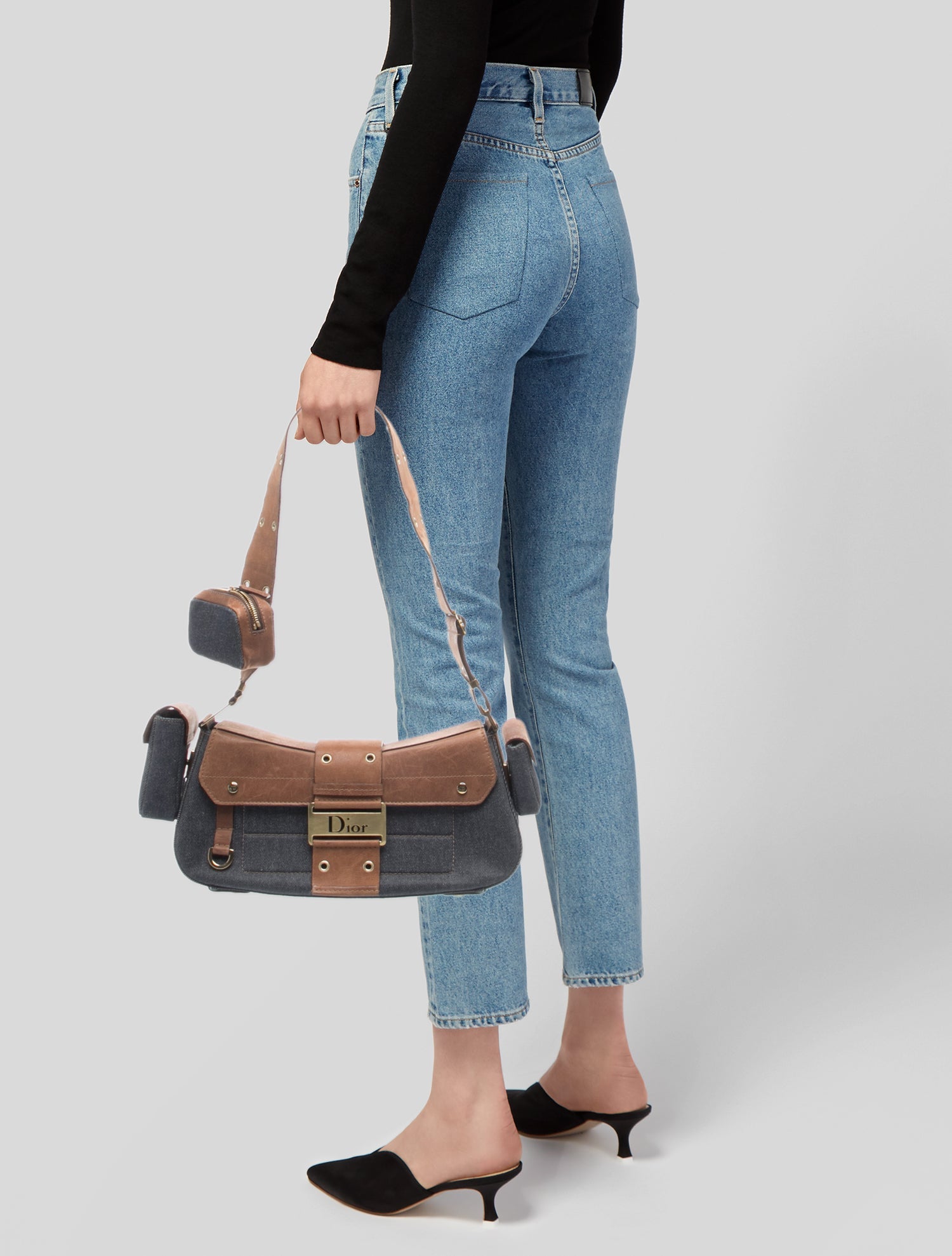 Christian Dior Diorissimo Denim Street Chic Bag