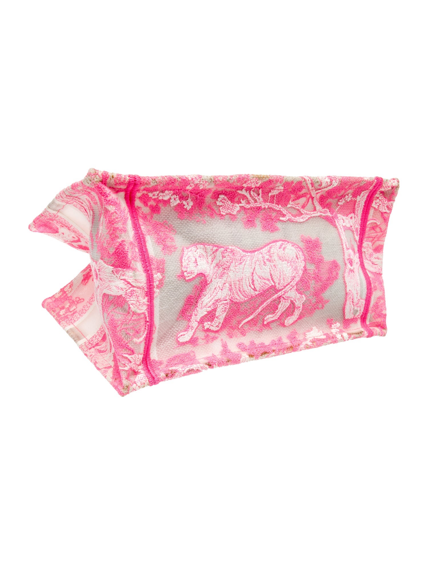 Christian Dior Canvas Book Small - Pink Handle Bags, Handbags