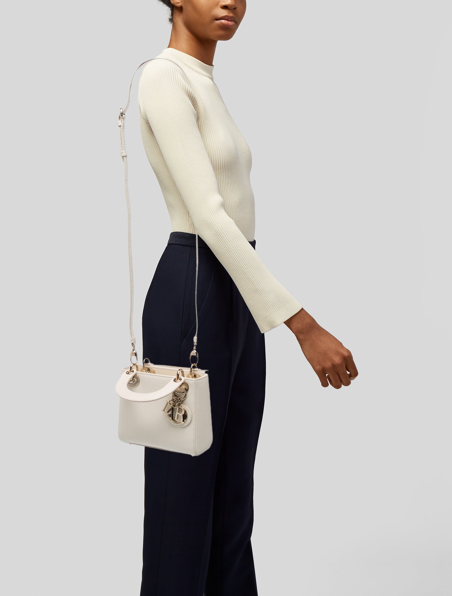 Christian Dior Lizard Lady Dior Mini