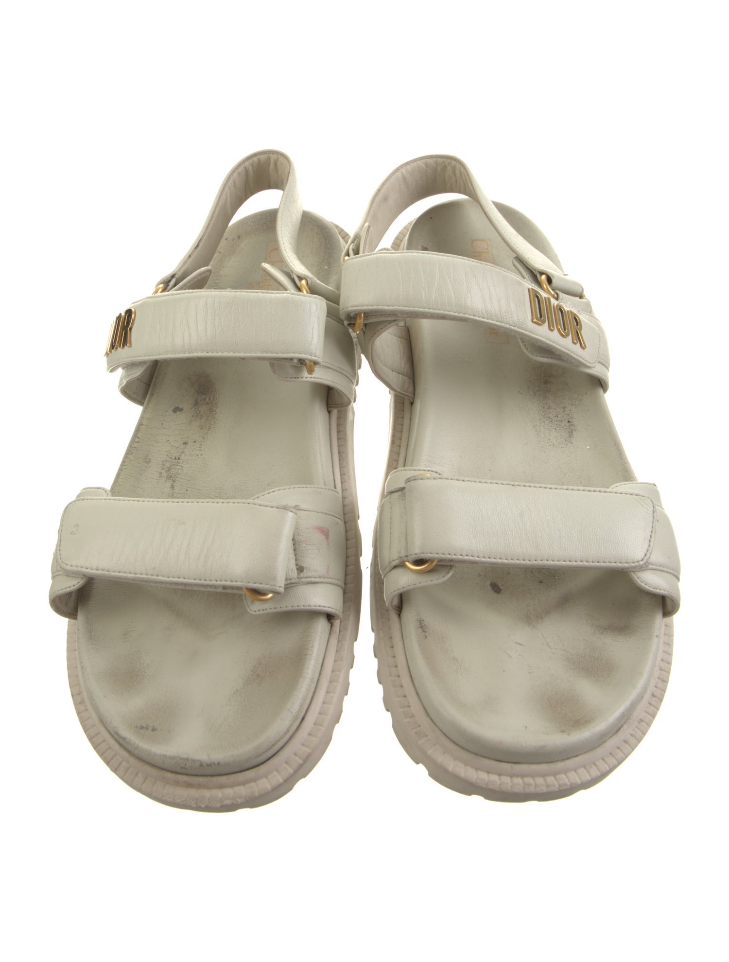 Christian Dior Leather Sandals - Neutrals Sandals, Shoes