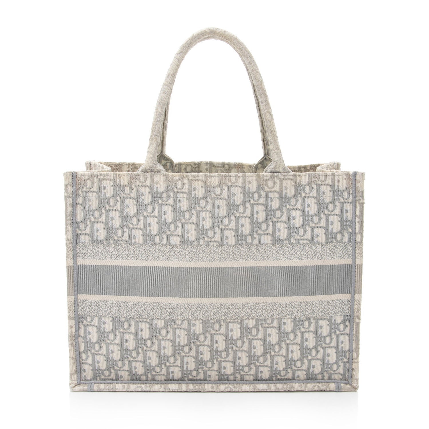 Christian Dior Oblique Jacquard Book Large - Grey Totes, Handbags