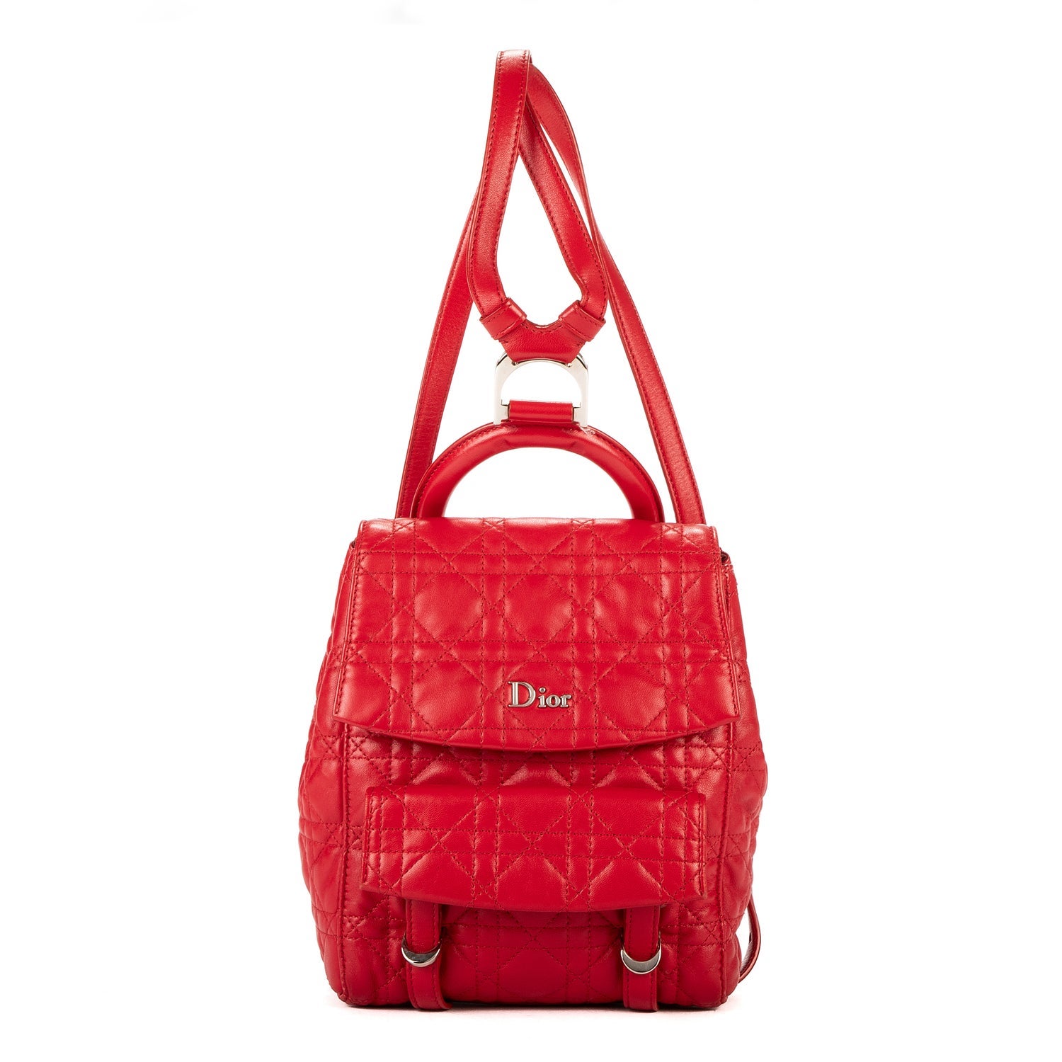 christian dior leather backpack Black (Pre-Owned) One Size / Black The main compartment can hold all the essentials Leather Stardust Backpack