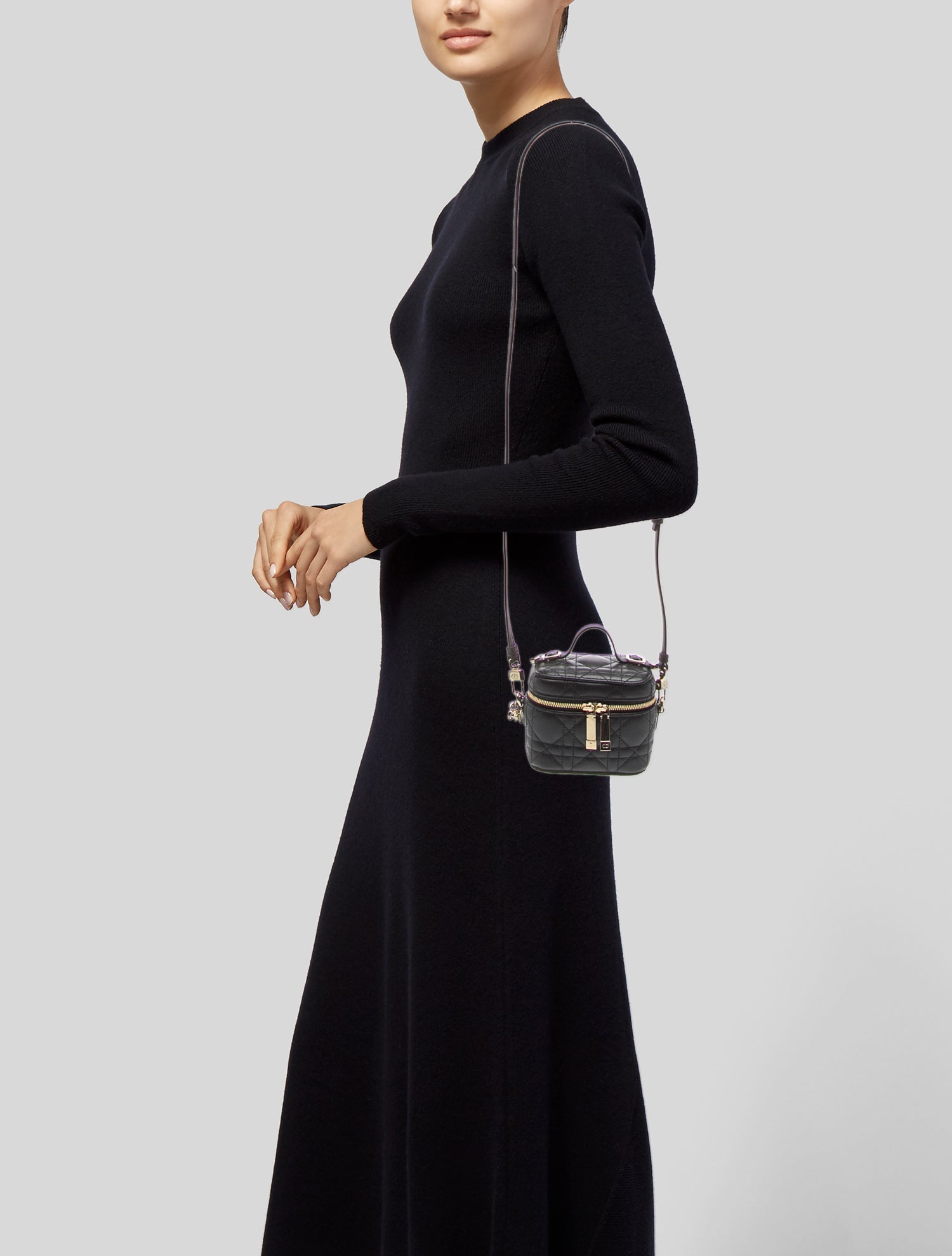 Christian Dior Cannage Lady Dior Micro