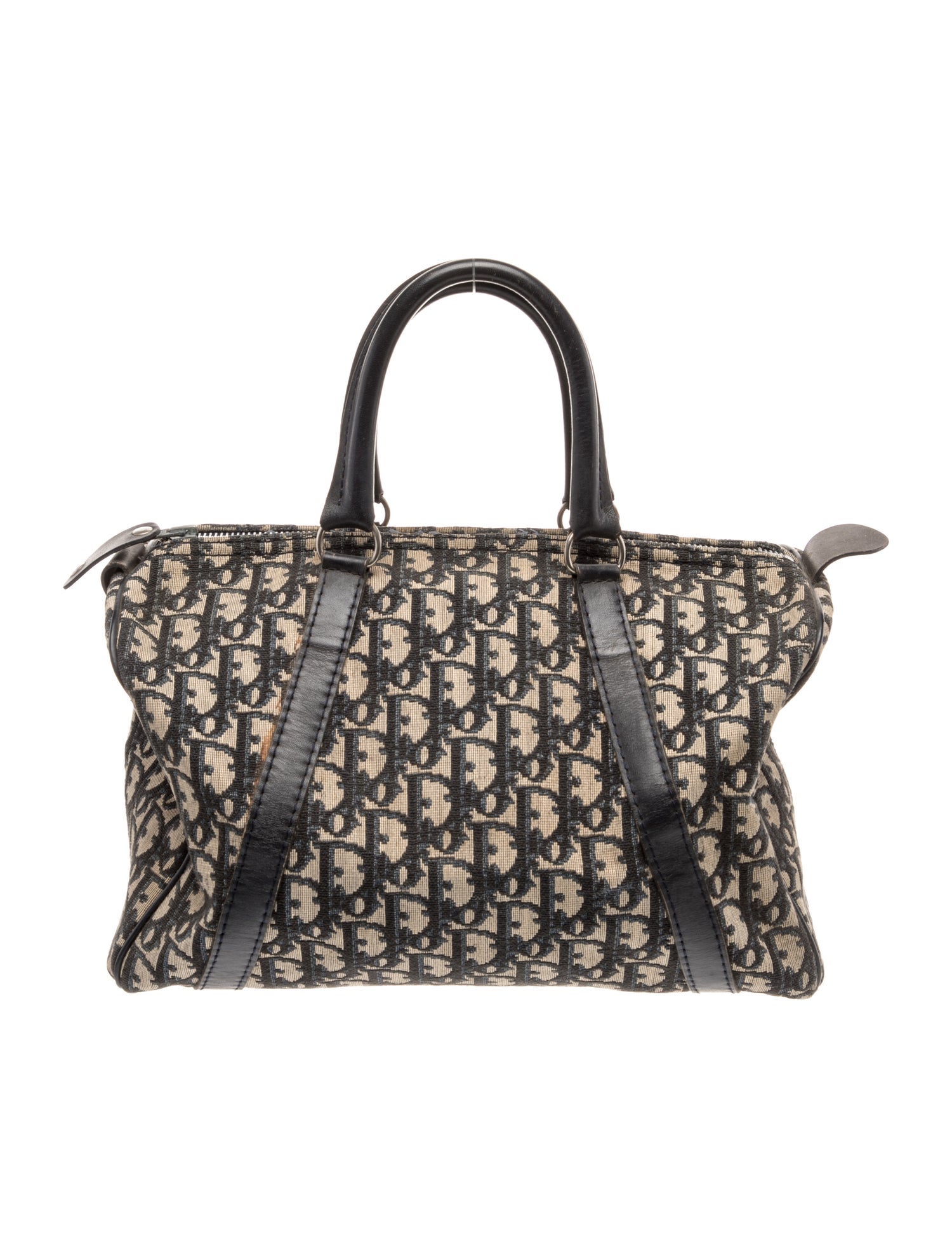 Christian Dior Diorissimo Boston Vintage - Blue Handle Bags