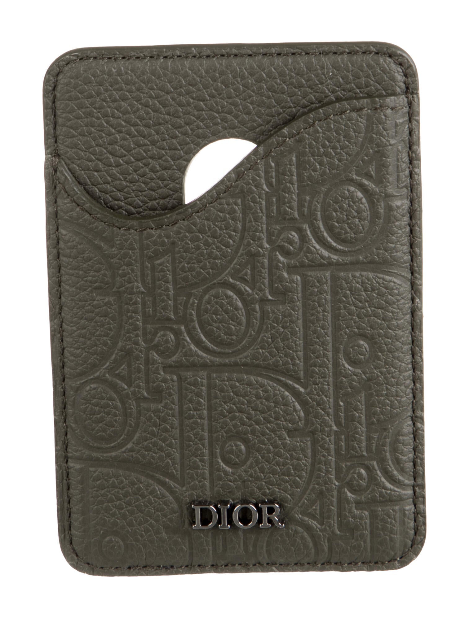 DIOR MEN 2024 Oblique Jacquard Card Holder