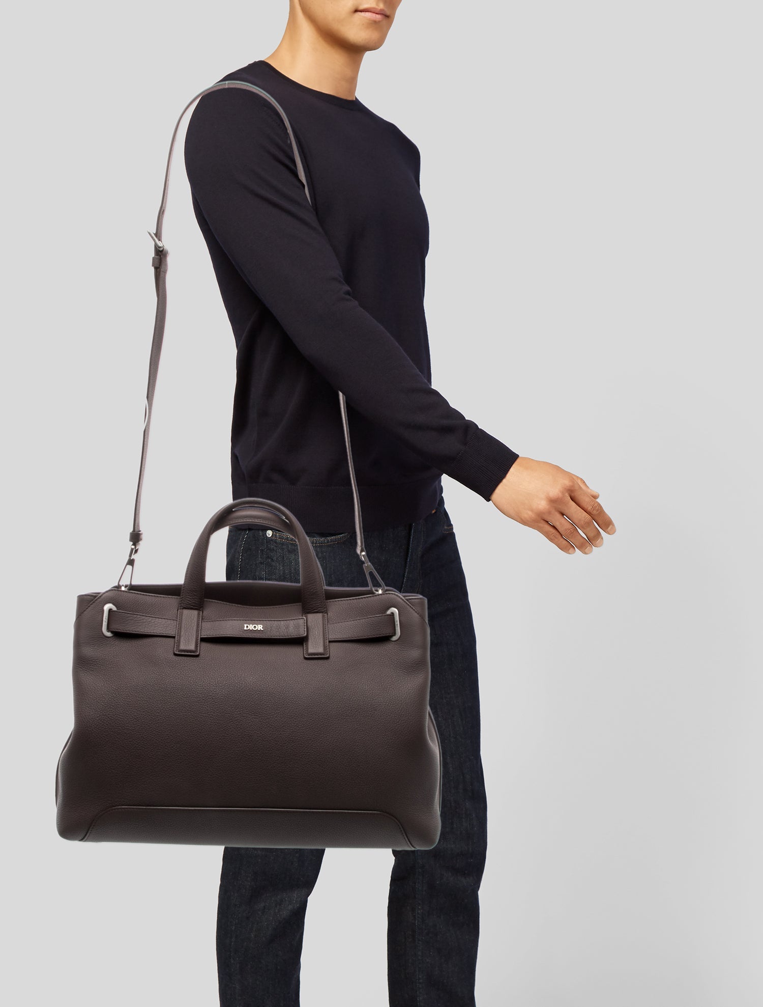 Christian Dior Leather Normandie Tote Bag 2024