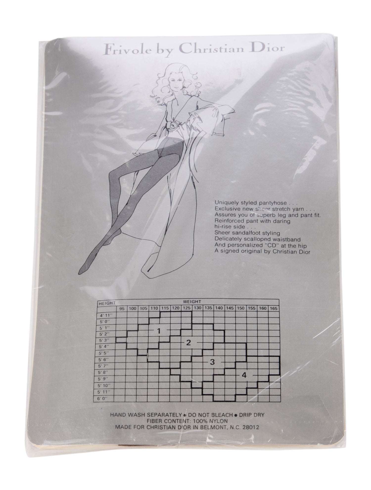 Christian Dior Sheer Hosiery w/Tags
