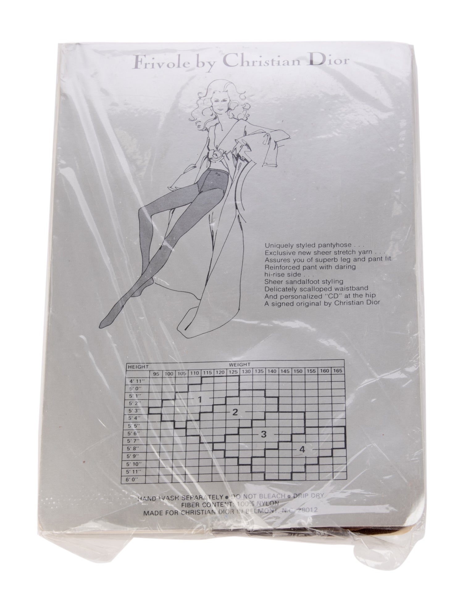 Christian Dior Sheer Hosiery w/Tags