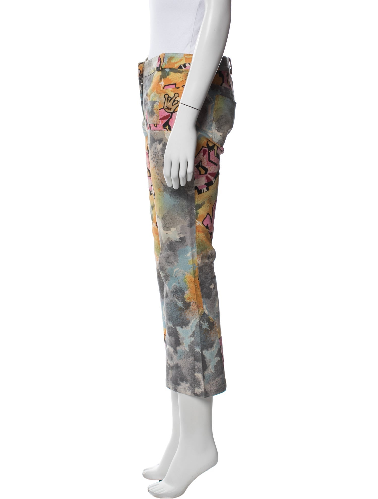 Christian Dior Vintage 2004 'Kaos' Straight Leg Pants