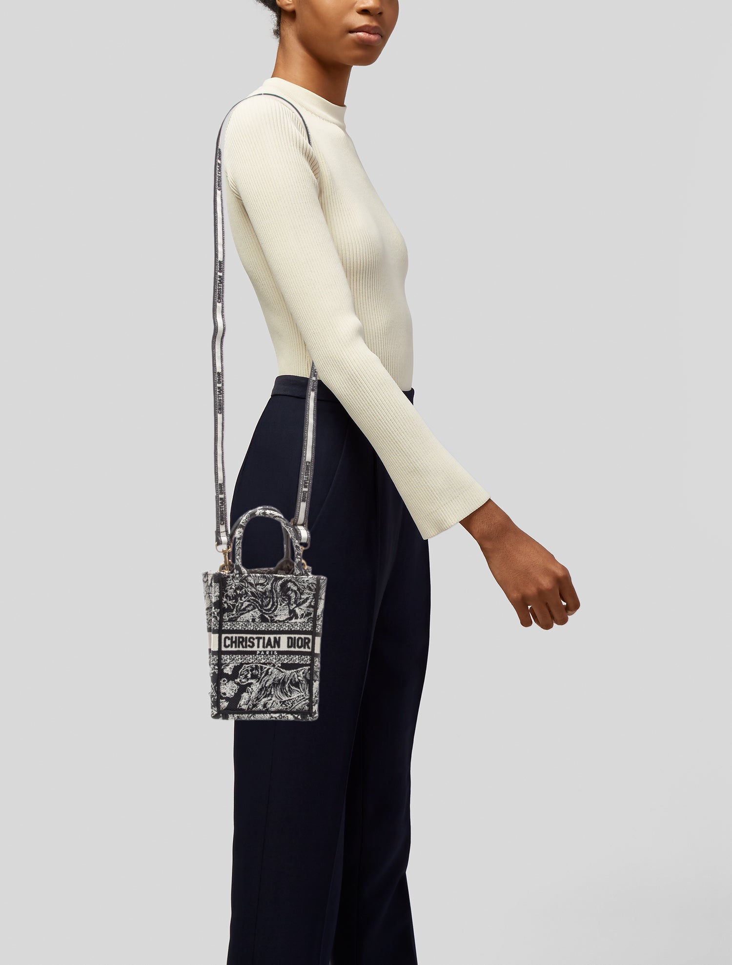 Christian Dior Canvas Book Mini - Blue Crossbody Bags, Handbags