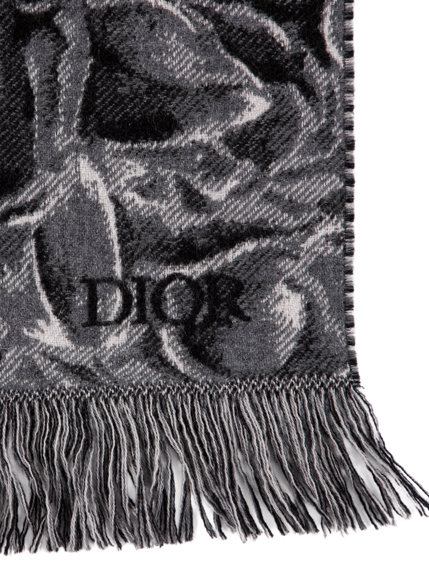 Christian Dior Jardin Wool Throw Blanket