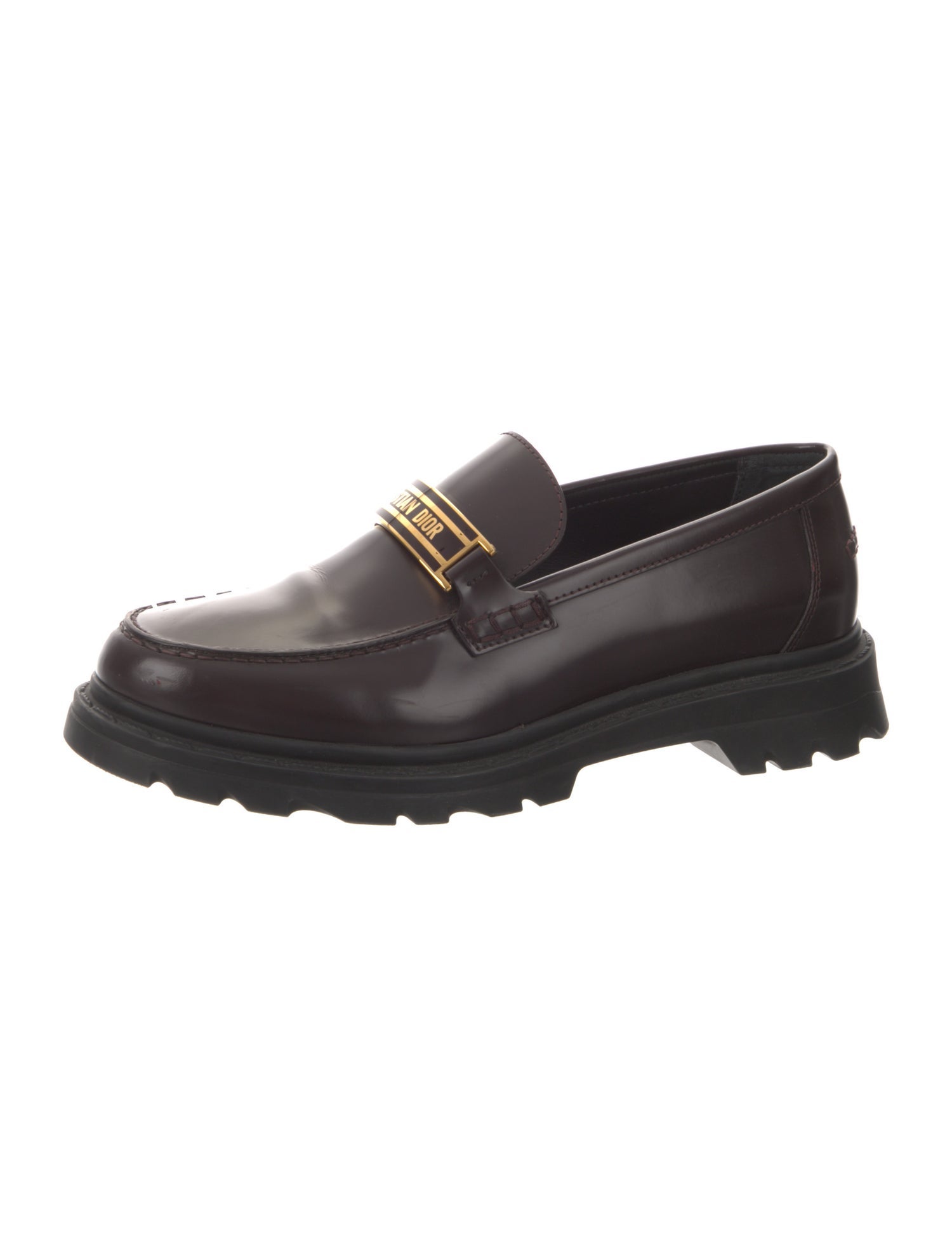 Christian Dior Leather Loafers