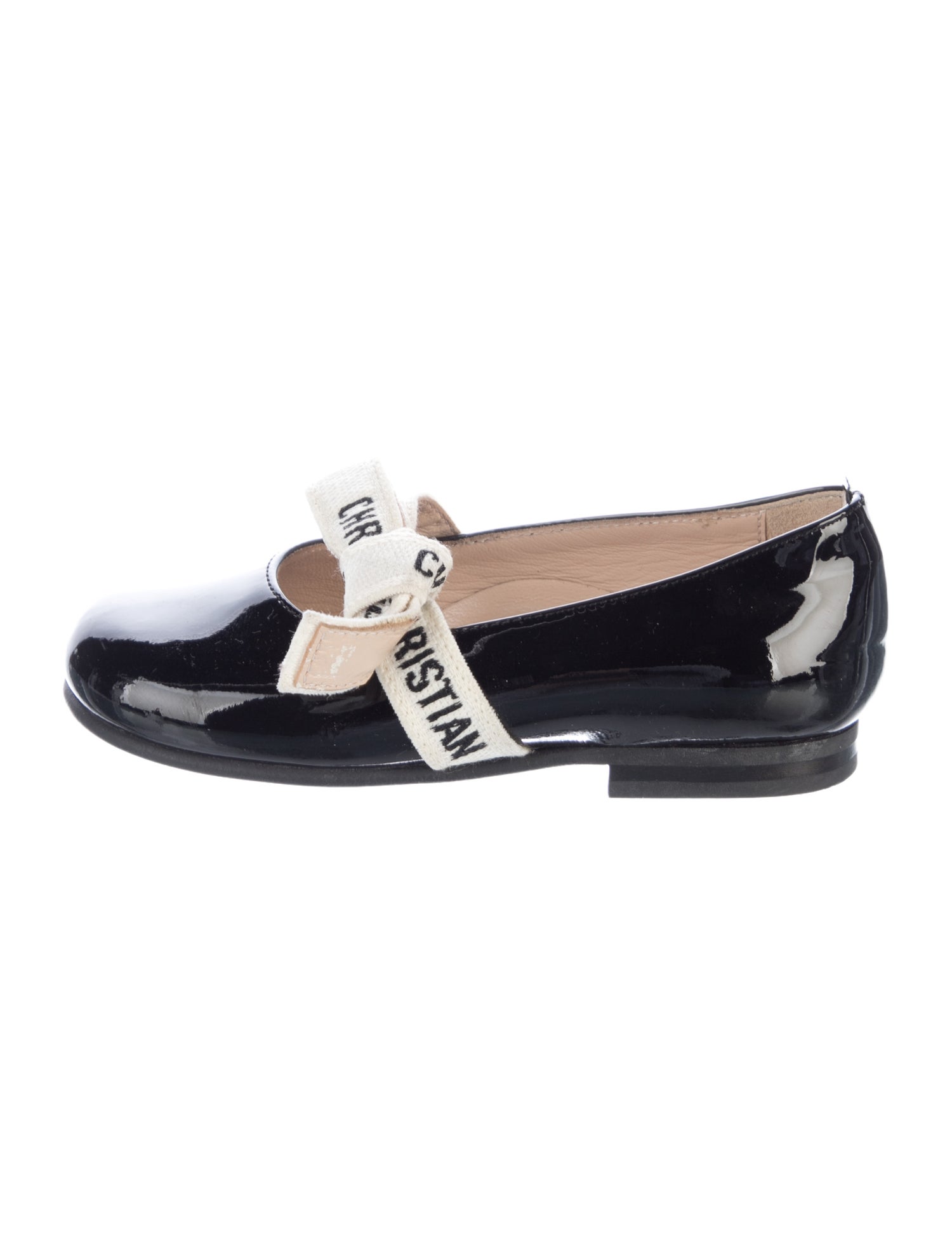 Christian Dior Patent leather Black ballet flat shoes