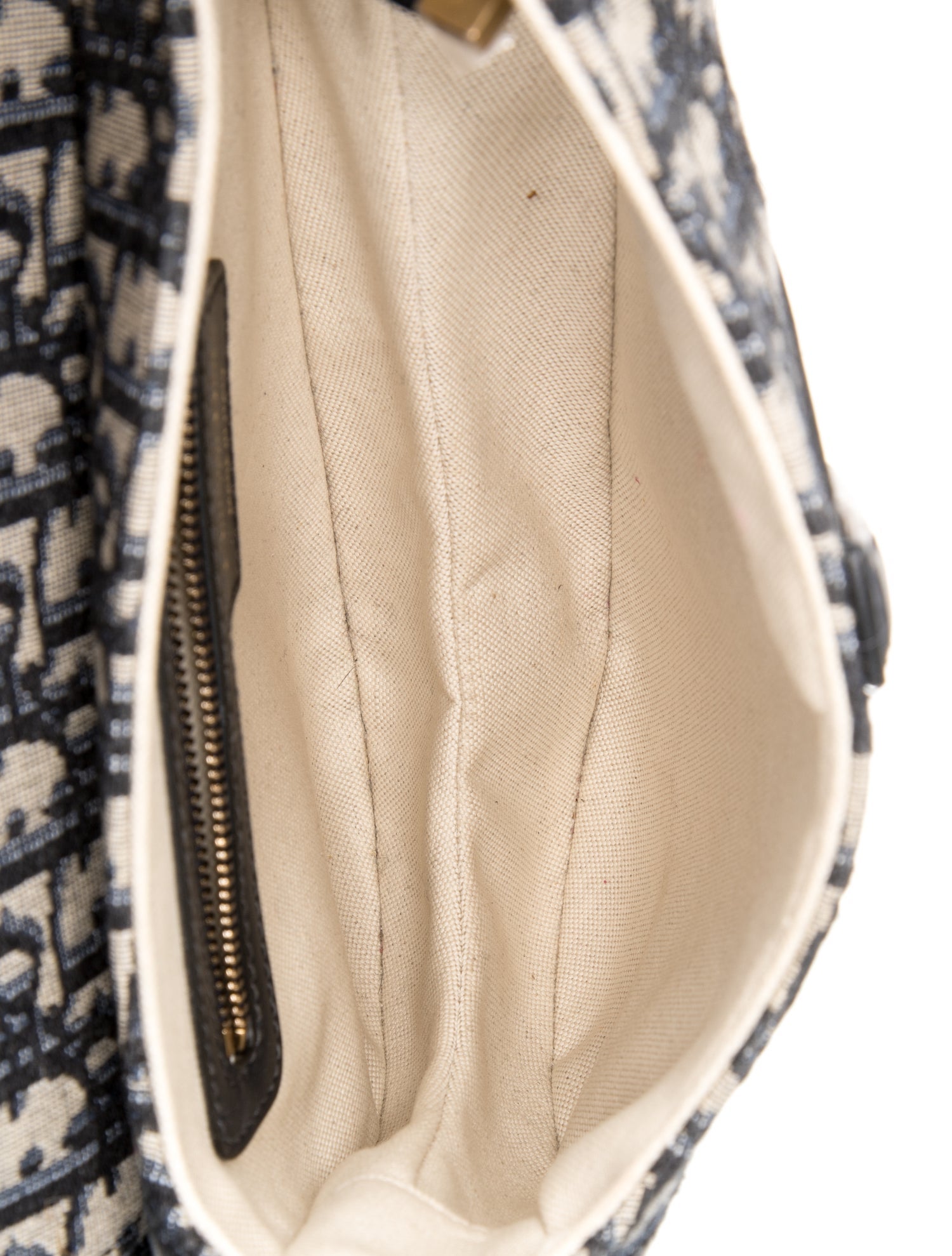 Christian Dior Oblique Jacquard Oblique Saddle - Blue Shoulder