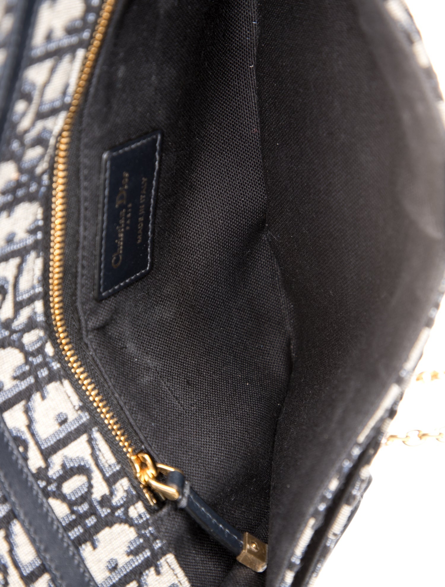 Christian Dior Oblique Jacquard 30 Montaigne - Blue Crossbody Bags