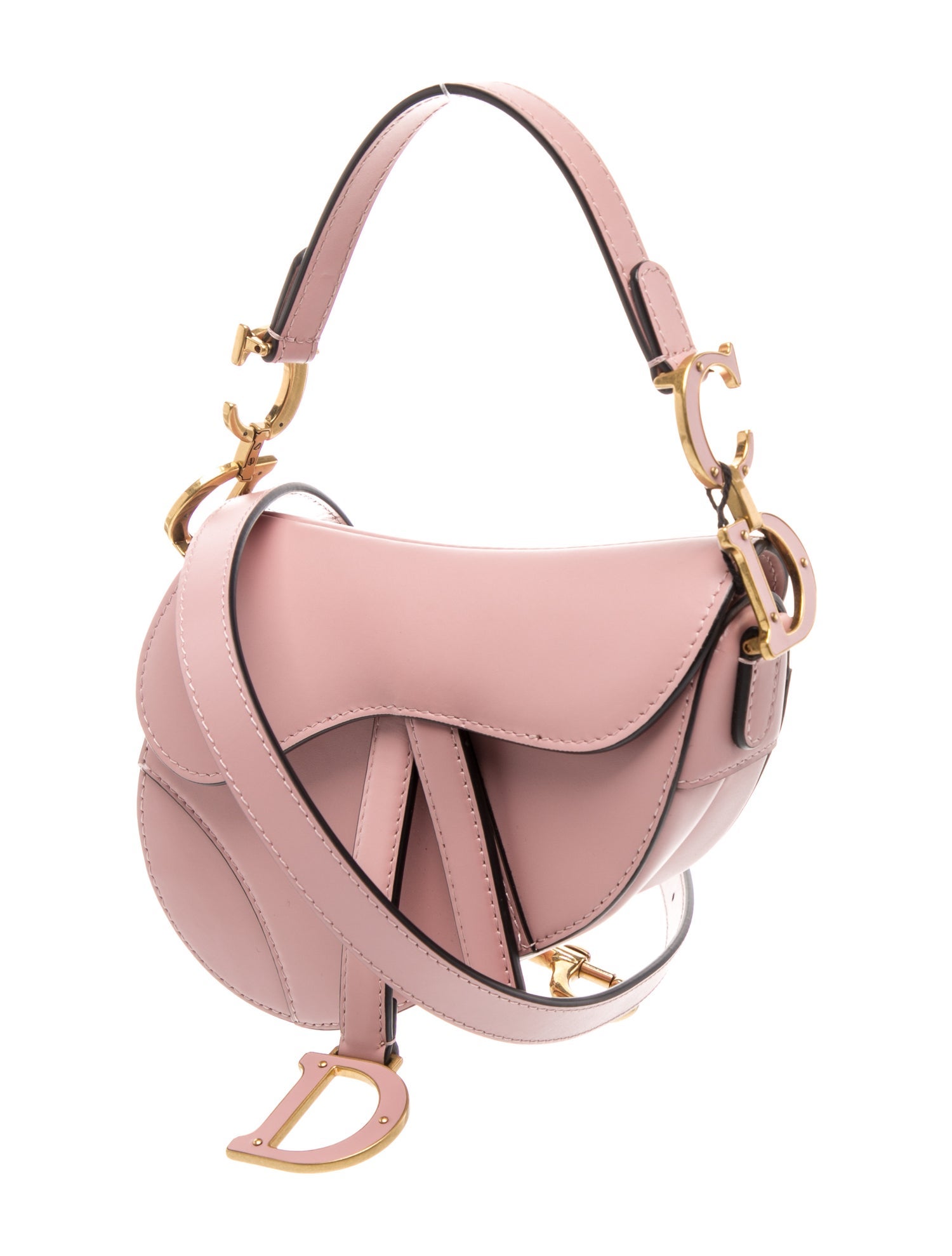 Christian Dior Calfskin Saddle 2023 - Pink Shoulder Bags, Handbags