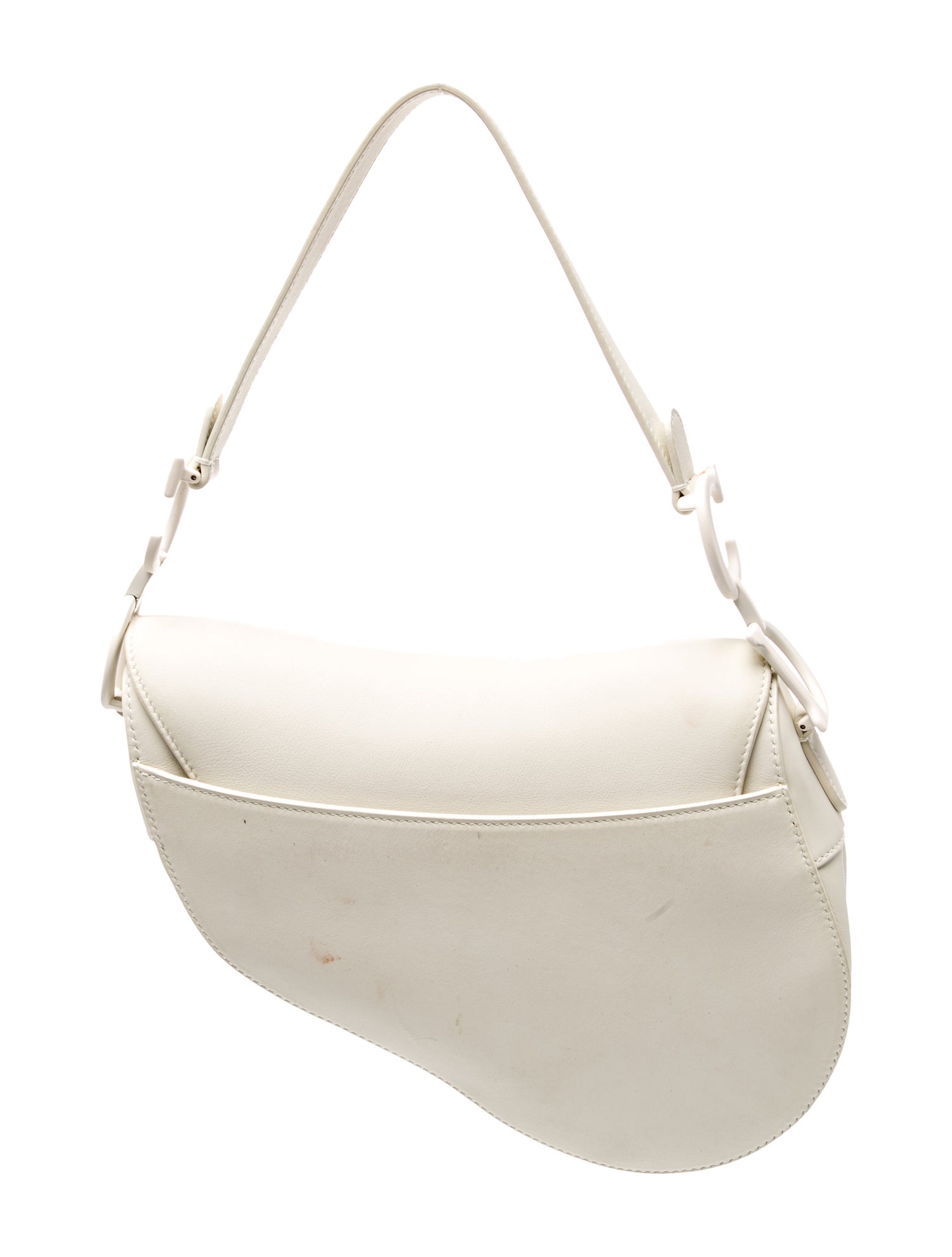 Christian Dior Leather Saddle - Neutrals Shoulder Bags, Handbags
